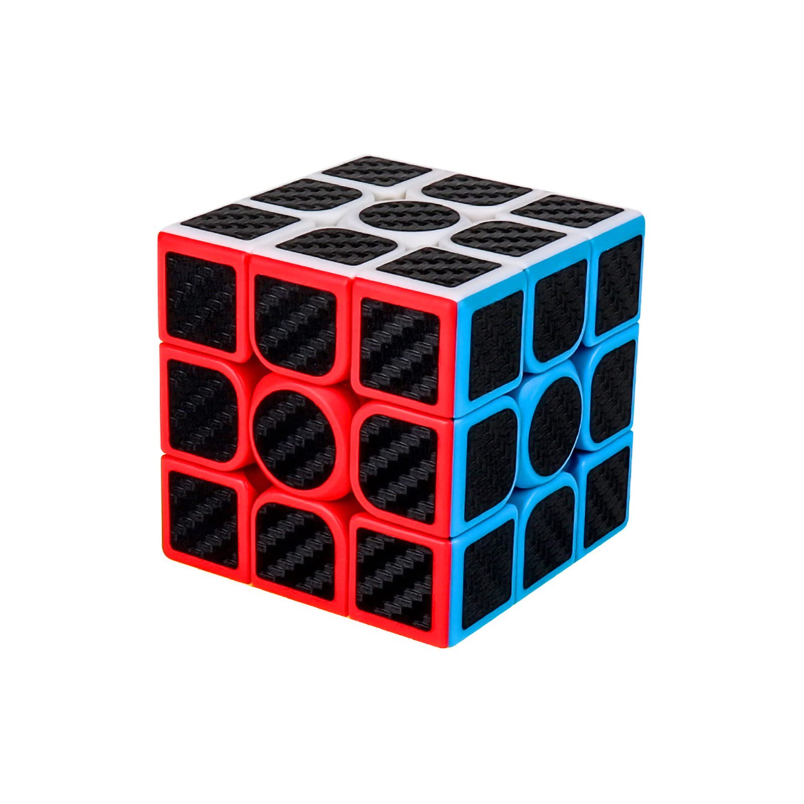 3x3 Speed Cube - Carbon Fiber Stickerless Magic Cube for Kids & Adults | Fast & Smooth Puzzle Game for Stress Relief & Brain Training