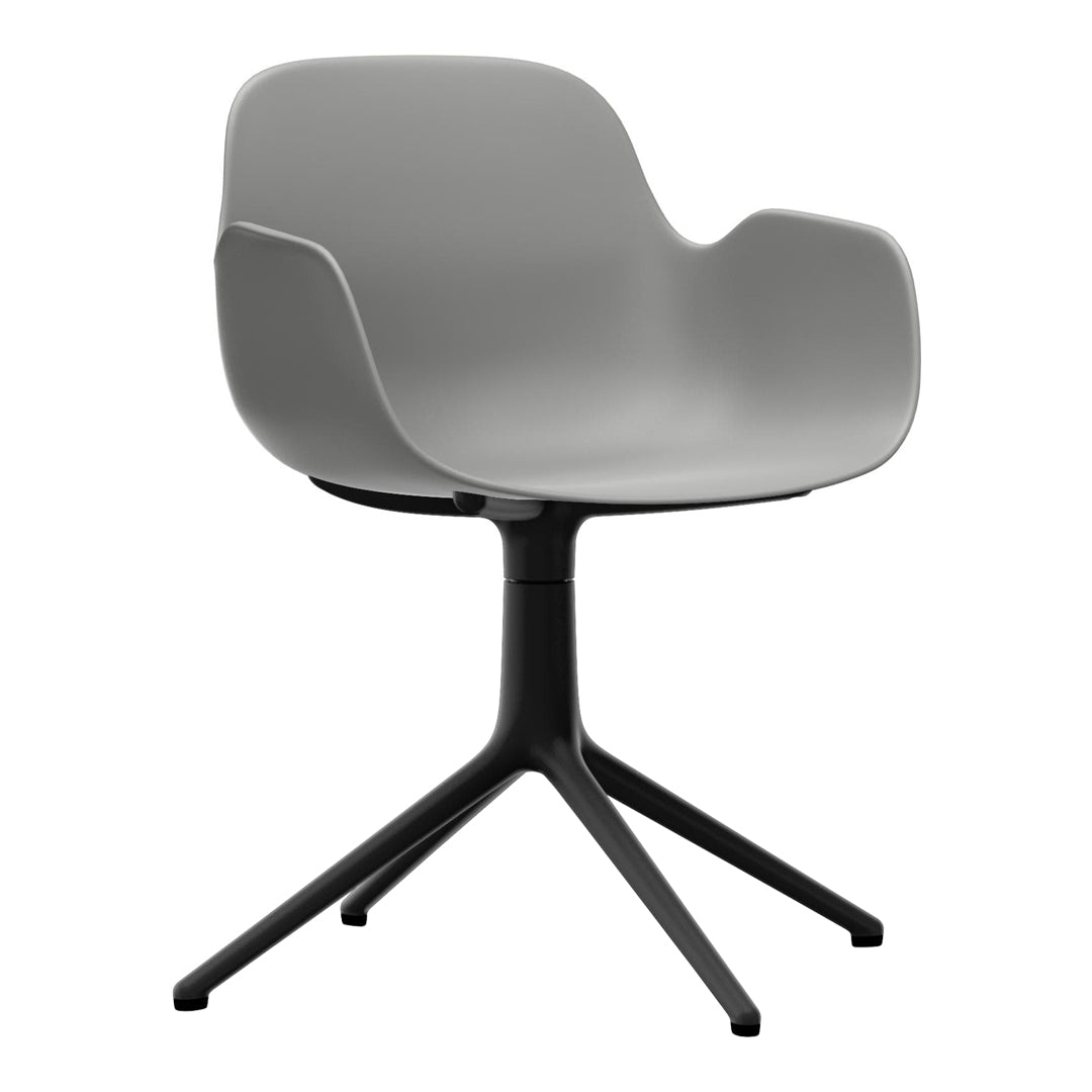 Modern Form Armchair with 4L Swivel Base - Ergonomic Office Chair for Home & Workspace - Perfect for Working, Gaming, and Relaxing