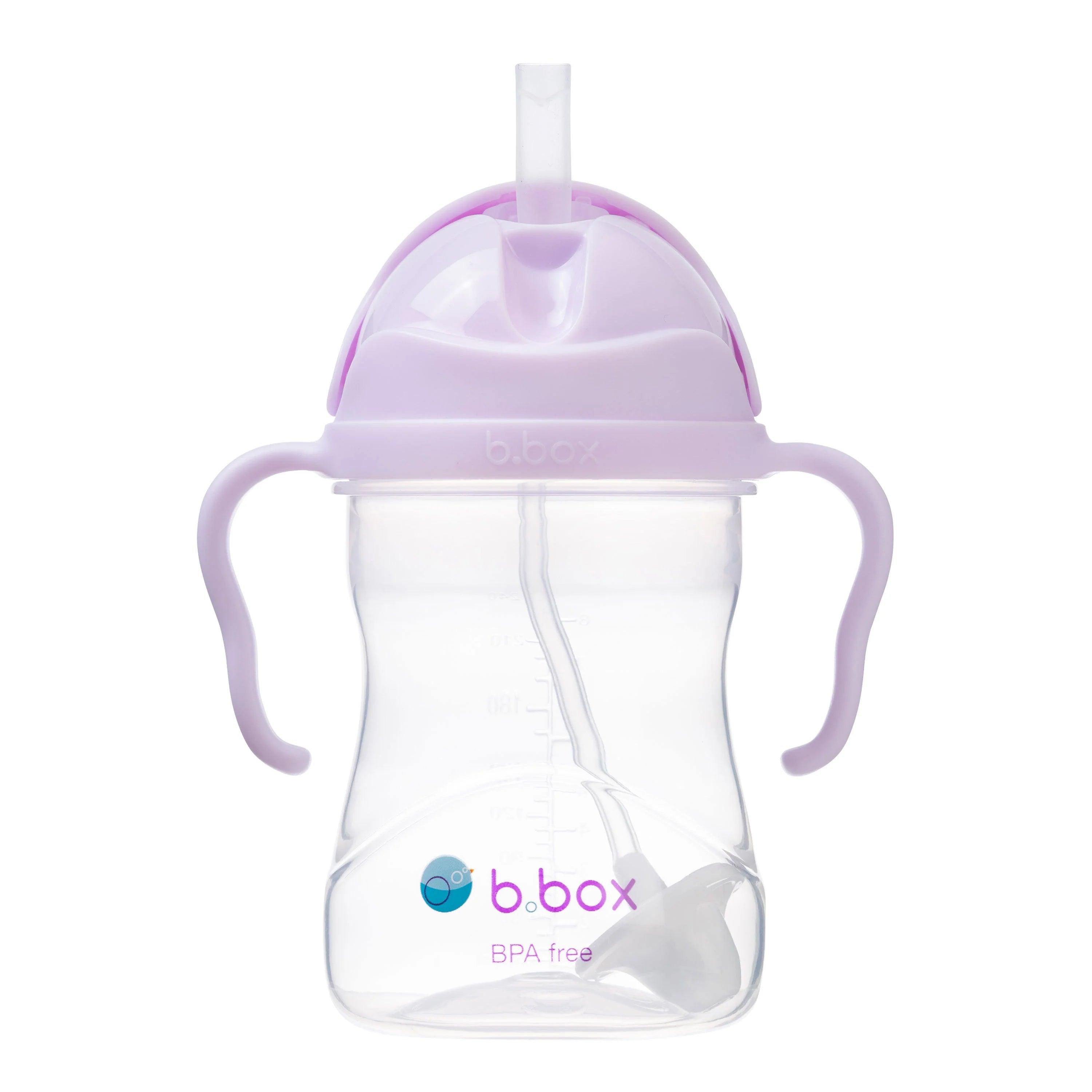 b.box Baby & Toddler Sippy Straw Cup 8oz/240ml - Leak Proof Spill Proof Drinking Cup for Infants & Kids - Perfect for Daycare, Travel & On-the-Go Hydration