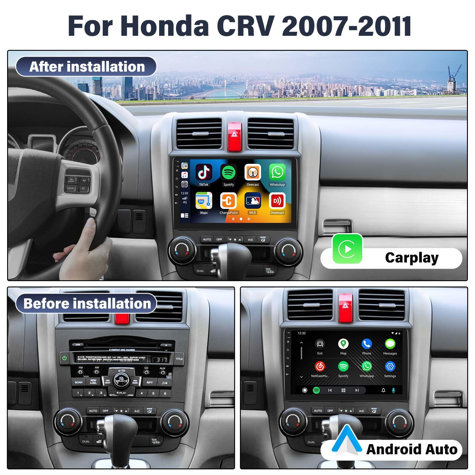 2G+64G Android Car Stereo for Honda CRV 2007-2011 - 9