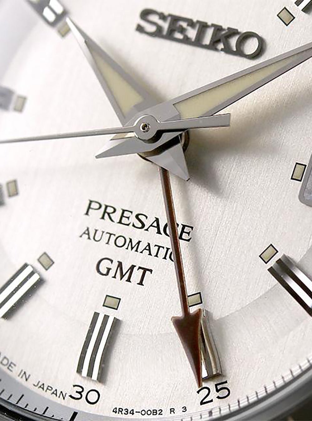 SEIKO PRESAGE Automatic GMT Watch SARY231 - Japanese Made JDM Timepiece for Men, Retro 60's Style - Perfect for Business, Travel & Luxury Collectors