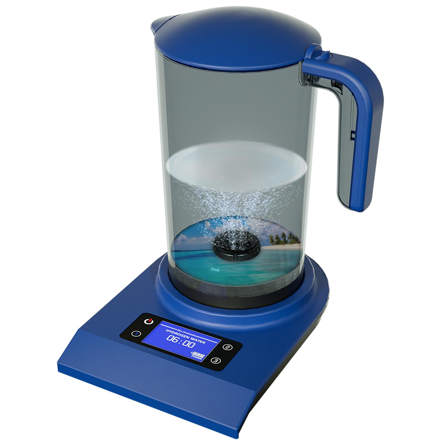 Hydrogen Alkaline Water Machine Generator - 2.0L Smart Ionized Water Pitcher with LED Display & Touch Control for Home & Office | Perfect for Hydration, Detox & Healthy Living