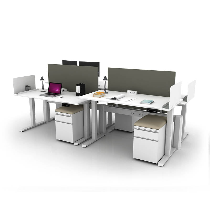 Adjustable Height Fabric Screen with Mounting Clips - Portable Privacy Partition for Home Office, Classroom, or Studio - Easy Installation & Versatile Use