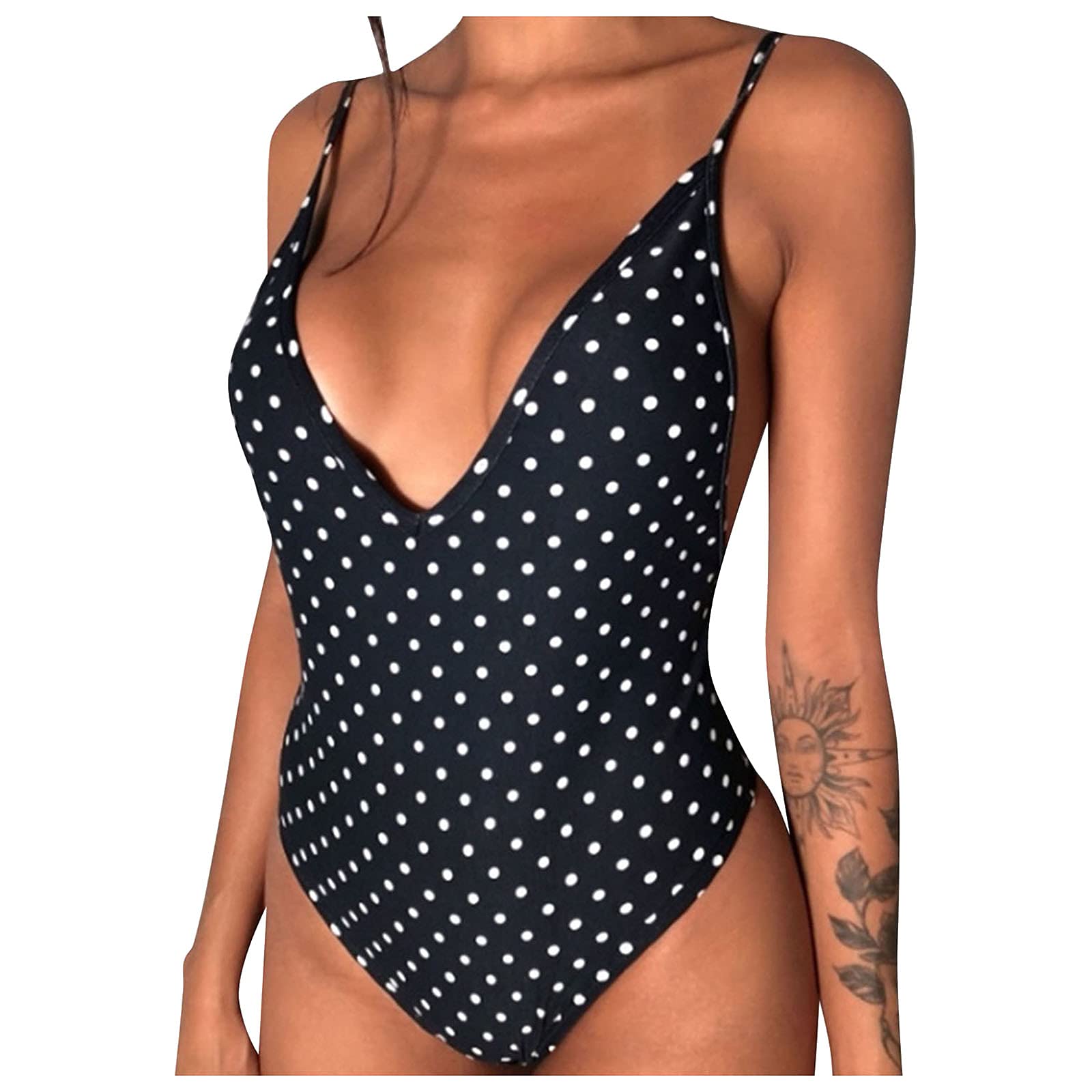 Women's Sexy Printed V-Neck Bikini Set - Summer Beach Swimwear with Halter Top & Skirt | Perfect for Pool Parties, Vacations & Tropical Getaways