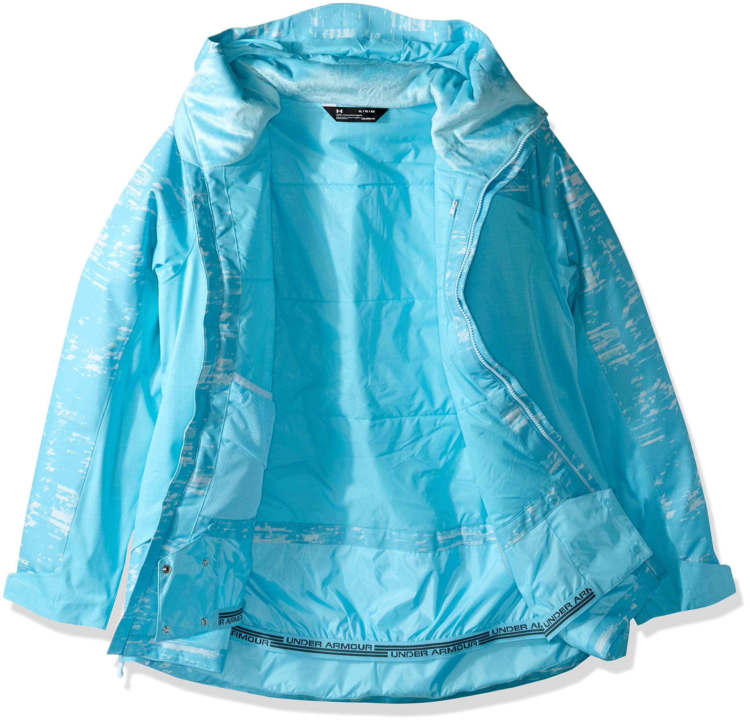 Under Armour Women's OS Good Insulated Jacket - Venetian Blue/Halogen Blue, X-Large | Warm Winter Coat for Outdoor Activities & Casual Wear