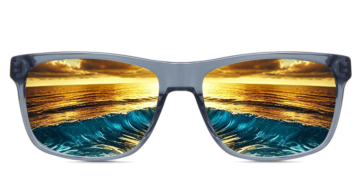 Wallis Men's Prescription Polarized Sunglasses - UV Protection, Anti-Glare for Driving, Fishing & Outdoor Activities