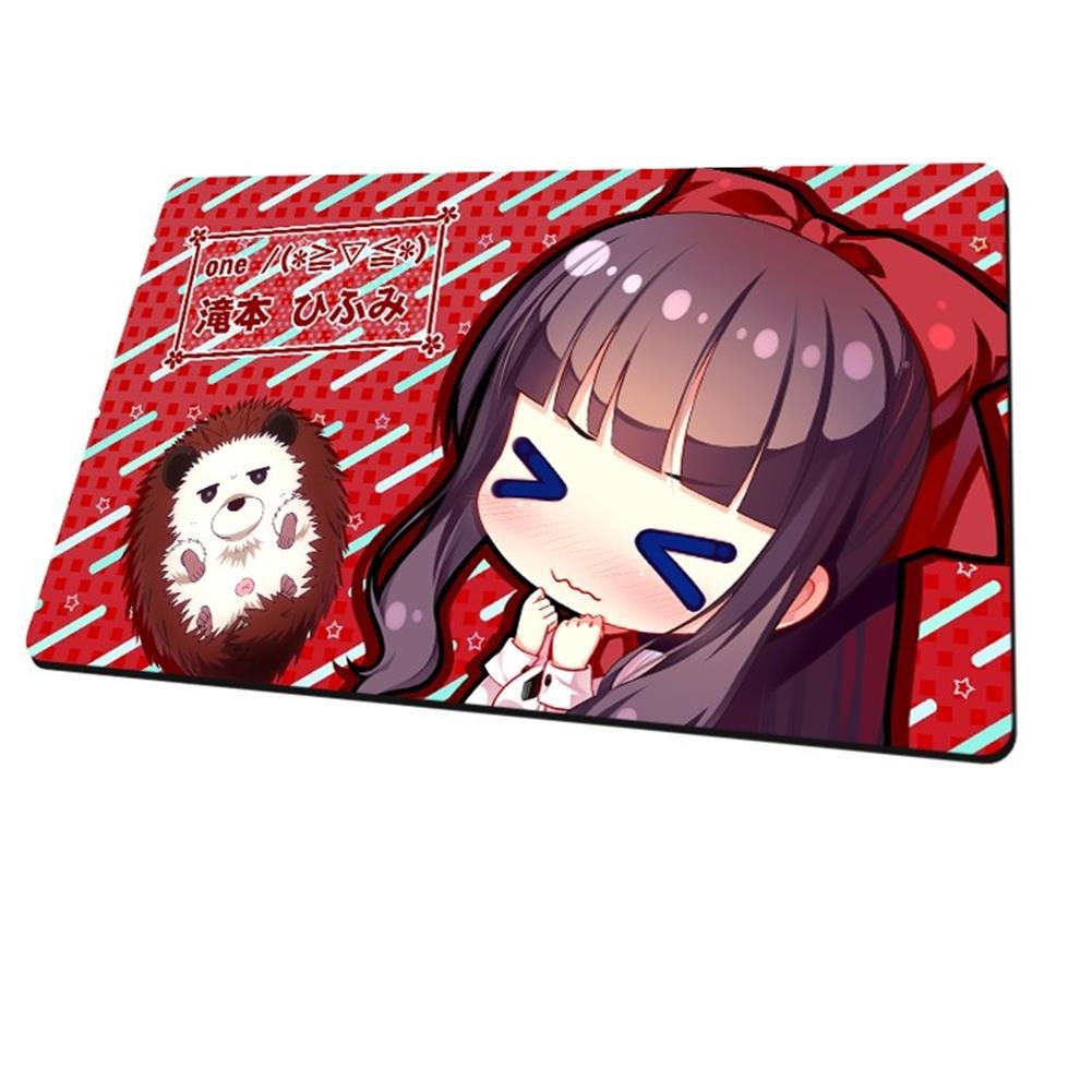 Premium Hifumi Takimoto Gaming Mat - Extra Thick 60x35cm Non-Slip Mouse Pad for Competitive PC & Console Gamers - Perfect for Esports, Office Work, and Home Gaming Setups