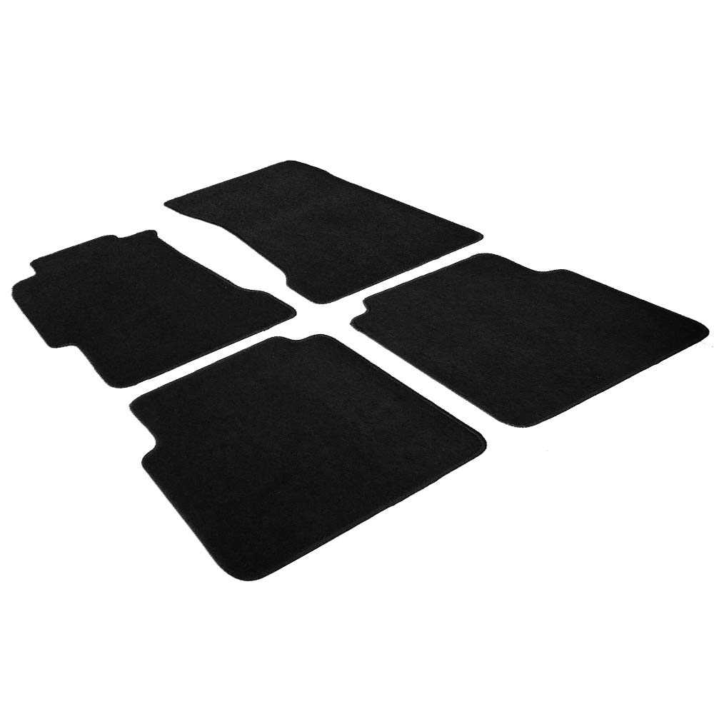 **FREEMOTOR802® Custom Fit Nylon Car Floor Mats for 1997-1999 Acura CL - Non-Slip, Durable, Black 4-Piece Set - Perfect for All-Weather Protection & Easy Cleaning**