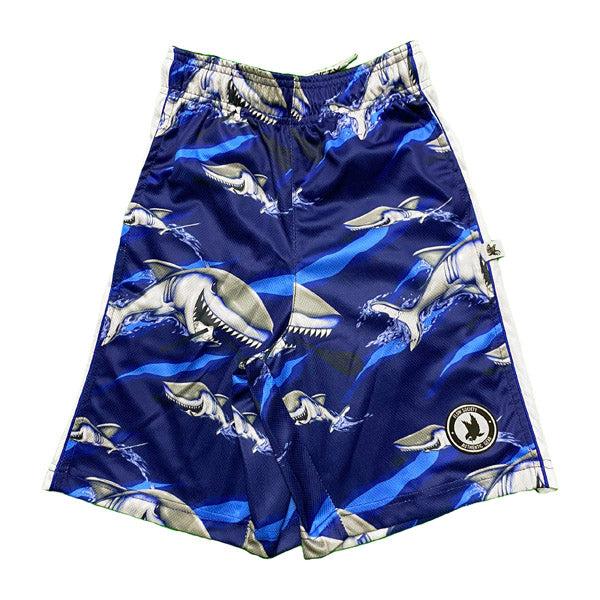 Men's Great White Shark Attack Swim Shorts - Quick Dry, Comfortable Beach & Pool Swimwear for Summer Vacation