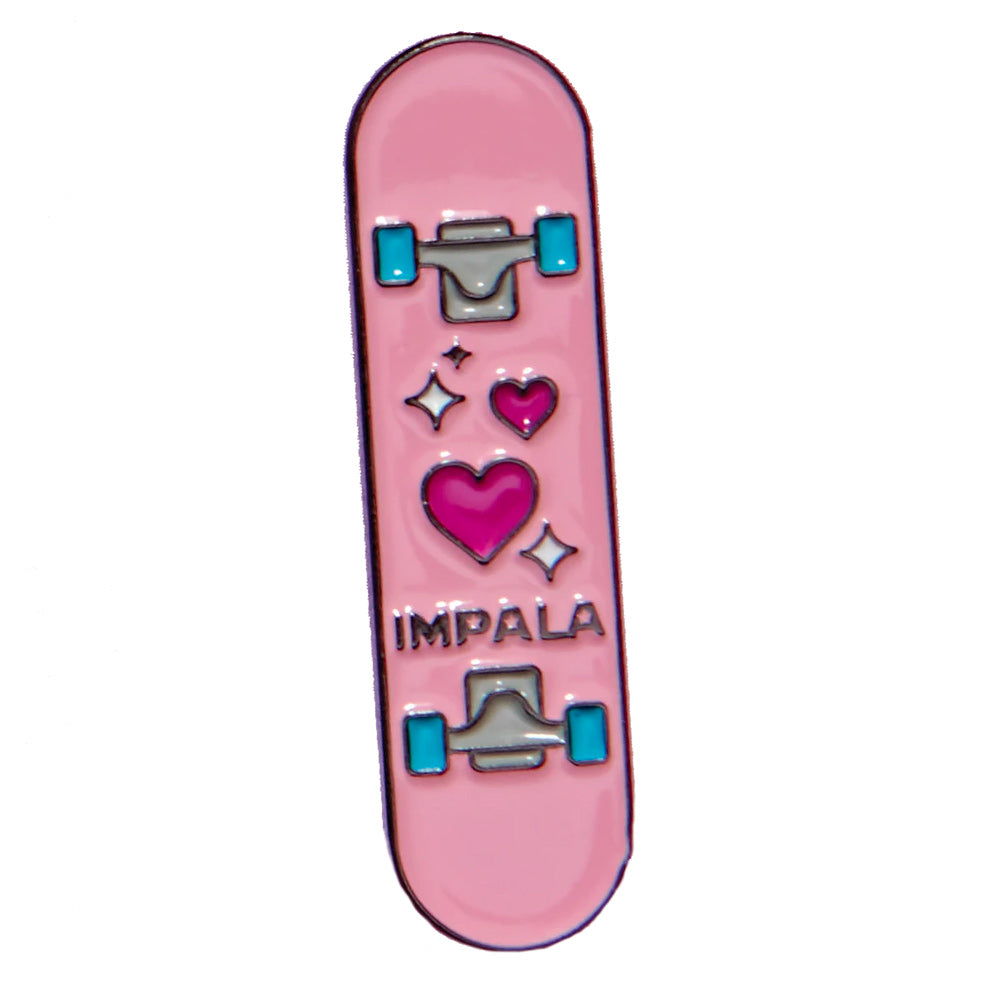 Impala Skateboard Pin Pack - Collectible Skate Pins for Skateboard Decoration & Enthusiasts - Perfect for Skateboard Grip Tape, Helmets & Backpacks