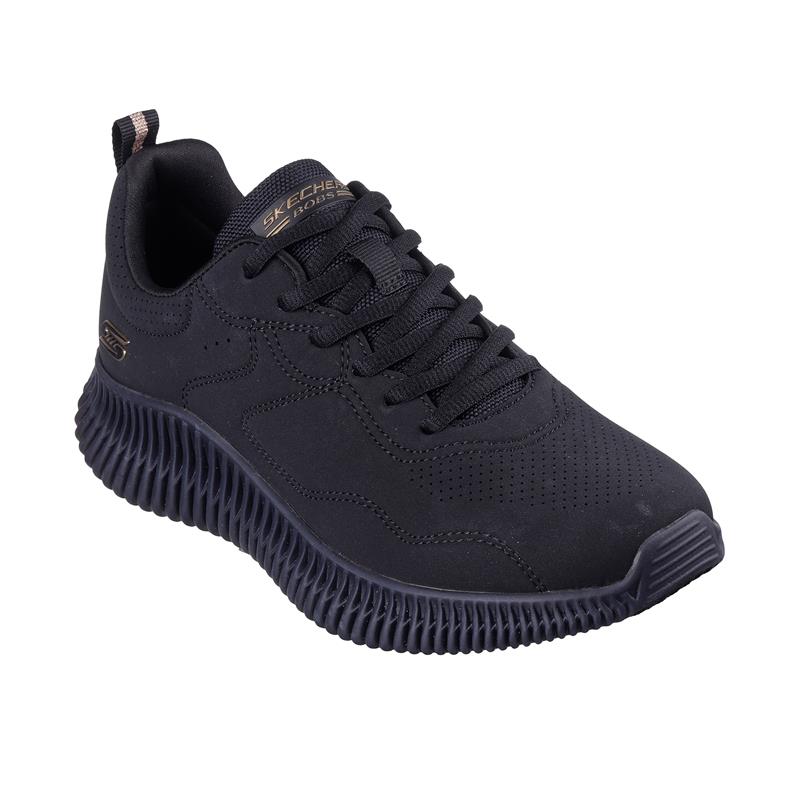 BOBS GEO 117422/BBK - Stylish and Comfortable Women's Casual Shoes for Walking, Running & Everyday Wear - Perfect for Work, Travel & Outdoor Activities