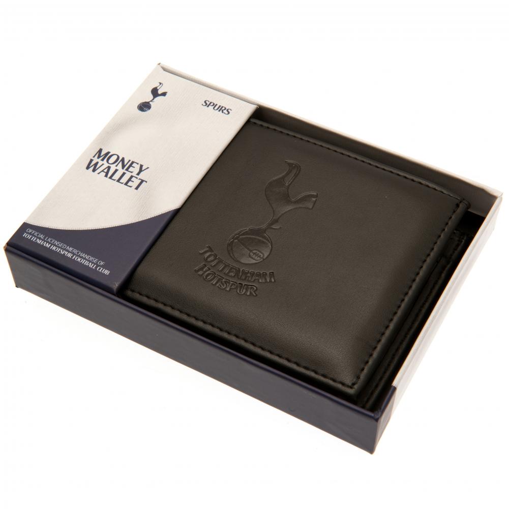 Tottenham Hotspur Genuine Leather Debossed Logo Wallet for Men - Perfect for Football Fans, Gifts & Everyday Use