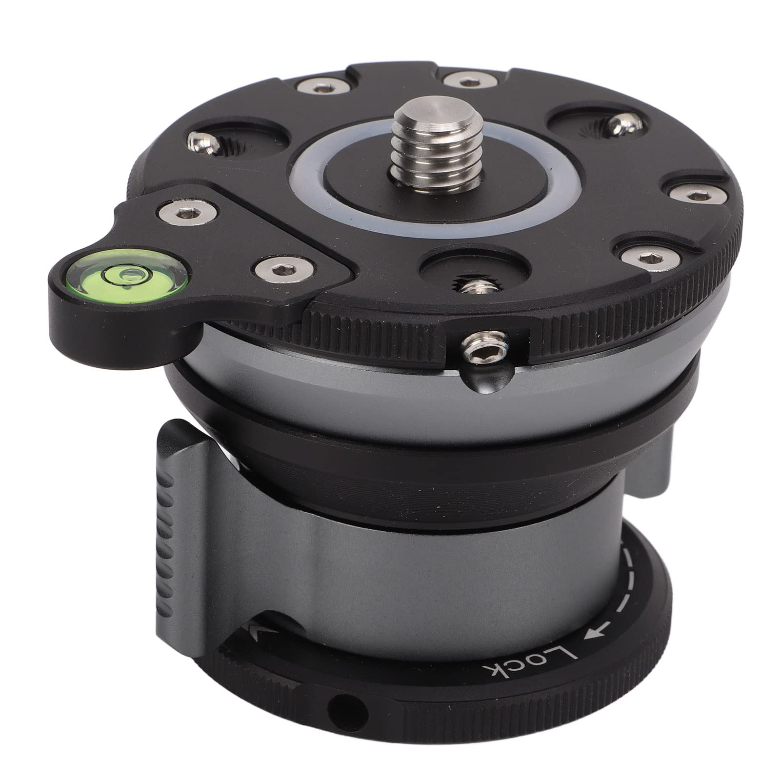 Aluminum Tripod Leveling Base with Bubble for Nikon Camera - Perfect for Panoramic Photography