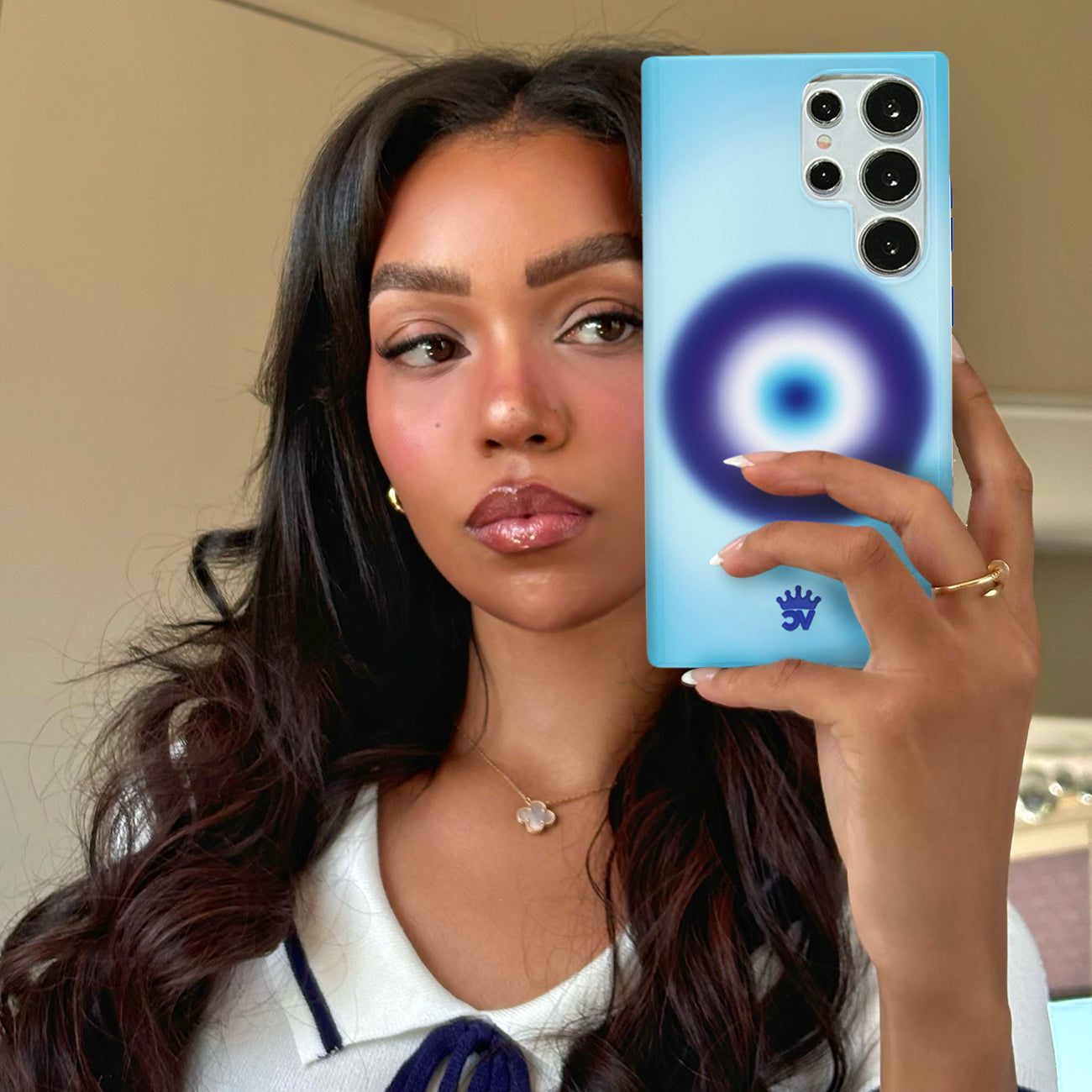 Evil Eye Protection Samsung Phone Case - Stylish & Durable Cover for Galaxy S21/S20/Note 20 - Perfect for Daily Use, Travel & Gift Giving