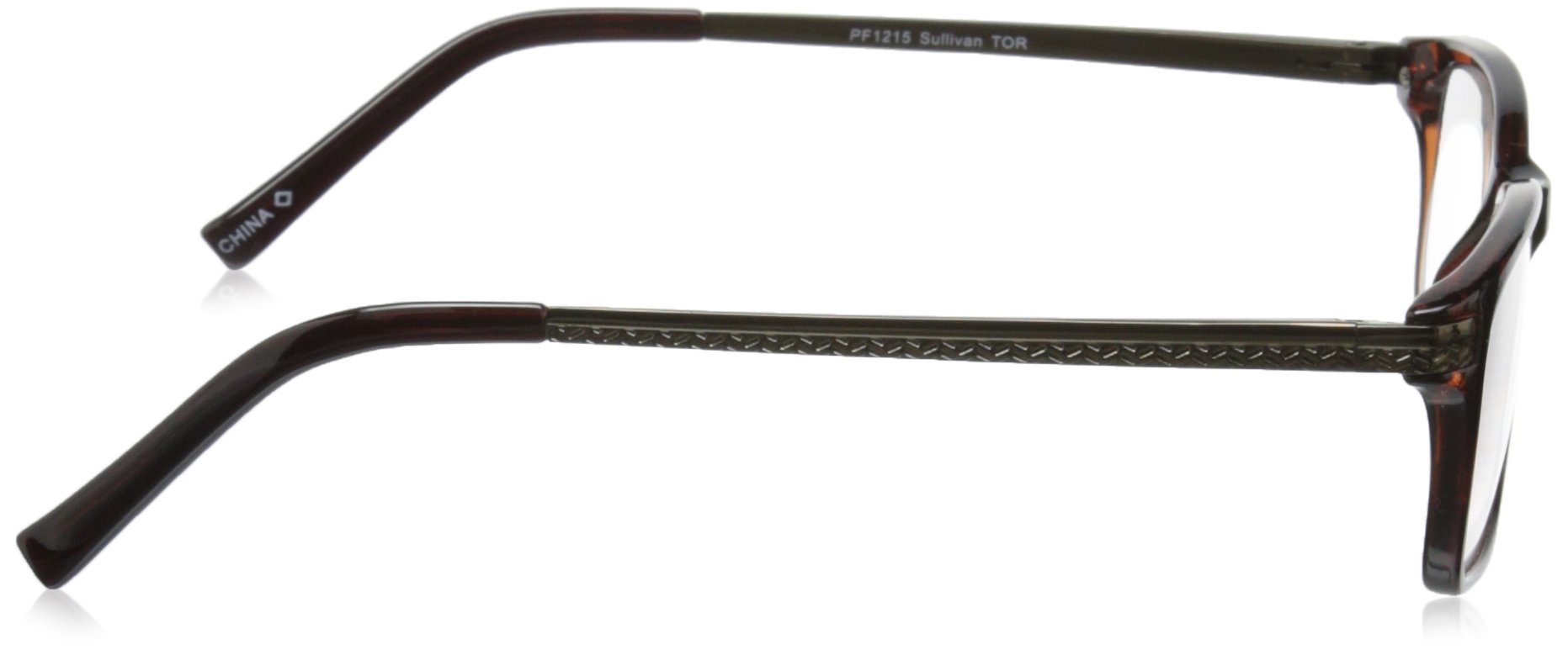 Foster Grant Men's Sullivan Square Reading Glasses +2.00 Strength – Classic Rectangular Frame for Reading, Computer & Office Use – Lightweight & Comfortable Eyewear for Men