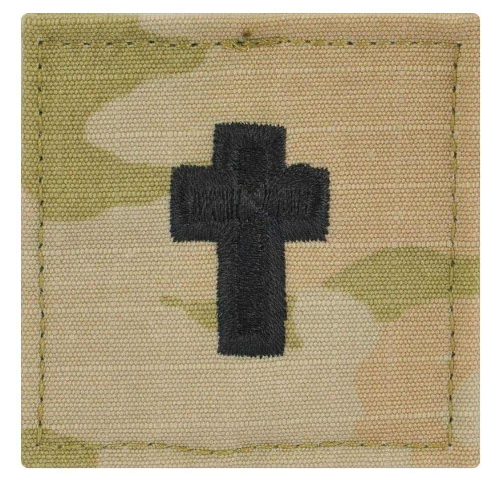 MEDALS OF AMERICA EST. 1976 - Army Chaplain Rank OCP/Scorpion Patch with Hook & Loop Fastener - Perfect for Military Uniforms, Tactical Gear & Collectors