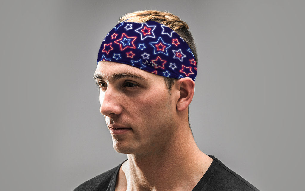 Neon Stars Big Bang Lite Headband - Glow in The Dark Hair Accessory for Raves, Concerts & Parties | Adjustable & Comfortable for Women & Teens