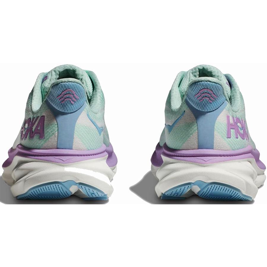 HOKA Women's Clifton 9 Running Shoes - Lightweight Cushioned Sneakers for Road Running, Walking & Gym Workouts | Comfortable Athletic Shoes for Women with Breathable Mesh Upper & Responsive Midsole