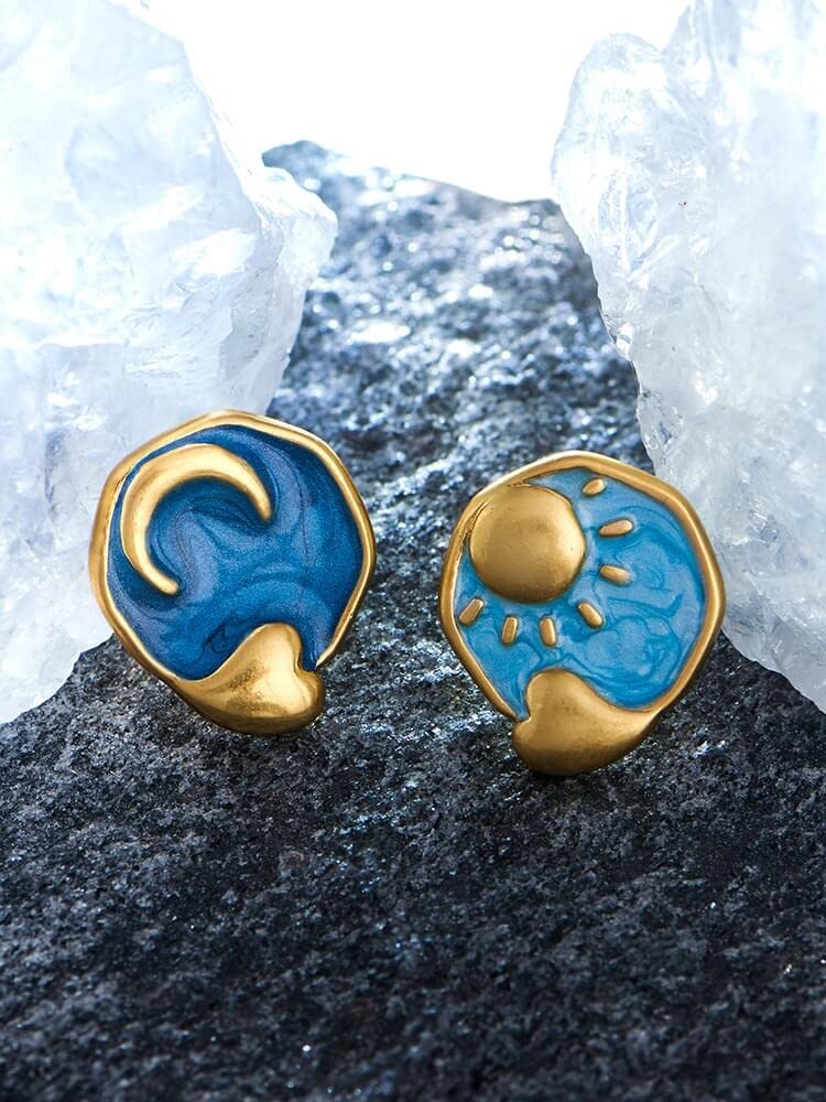 14K Gold Heart Stud Earrings for Women - Hypoallergenic Tiny Heart Earrings - Perfect for Valentine's Day, Anniversary Gifts & Everyday Elegance