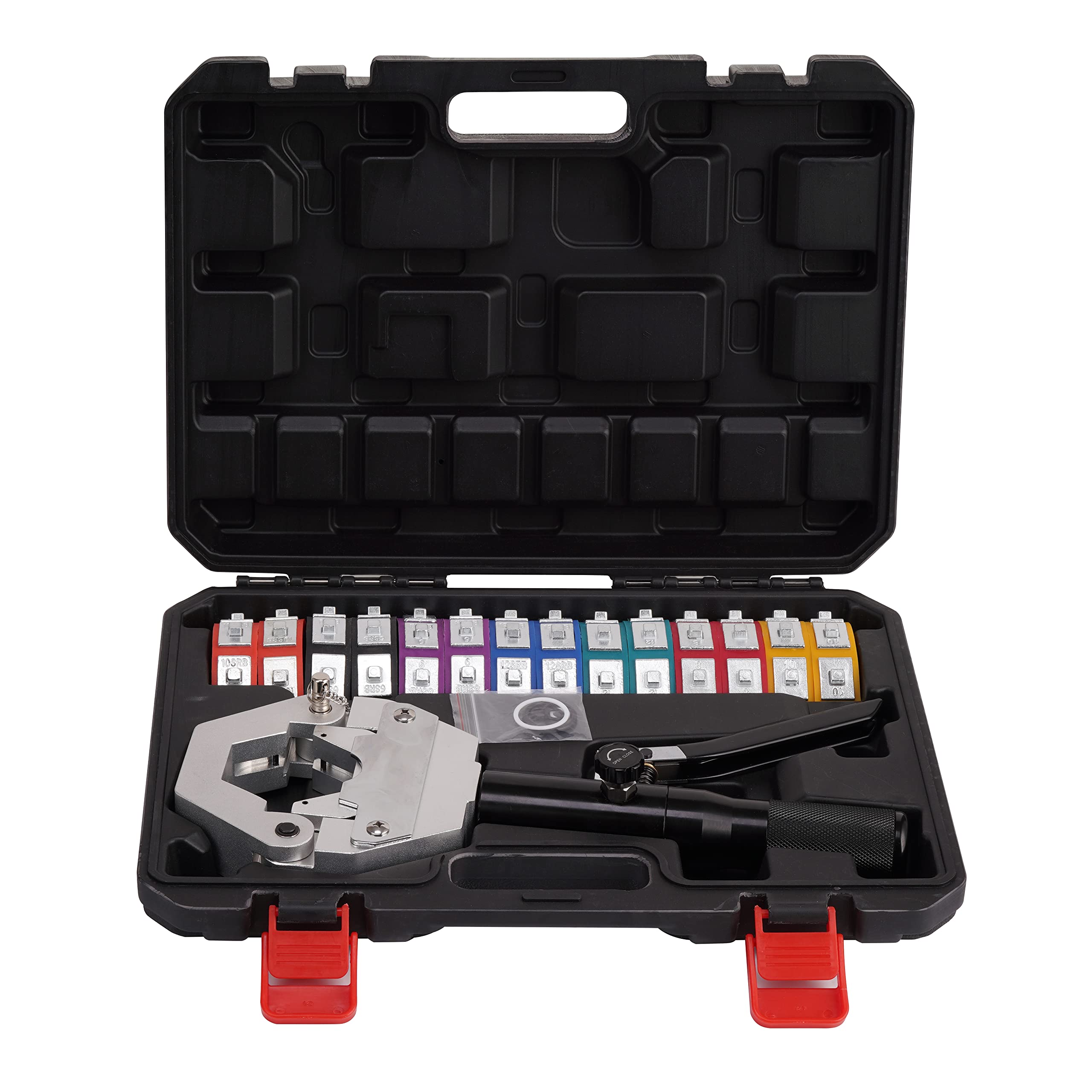 Hydra-Krimp 71500 Handheld Hydraulic Hose Crimper Kit - Manual A/C Hose Crimping Tool with Dies for Air Conditioning Repair | Perfect for HVAC Technicians & Automotive Mechanics