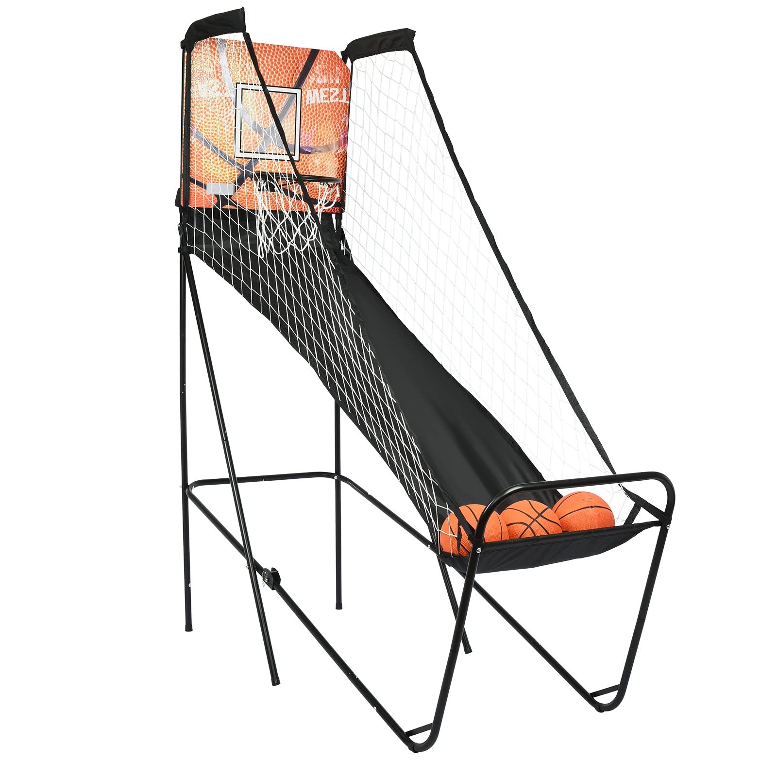 DSVF Basketball Shooting Machine - Indoor Basketball Hoop Stand with 3 Balls for Kids, Boys & Girls | Perfect for Home, Gym & Backyard Basketball Practice & Fun Games