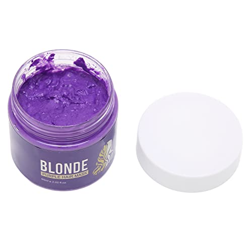 Purple Hair Repair Cream - Moisturizing & Scalp Treatment for Itchy Scalp, Restores Hair Elasticity & Removes Brassiness - Suitable for All Hair Types - Perfect for Home Use & Salon Treatments