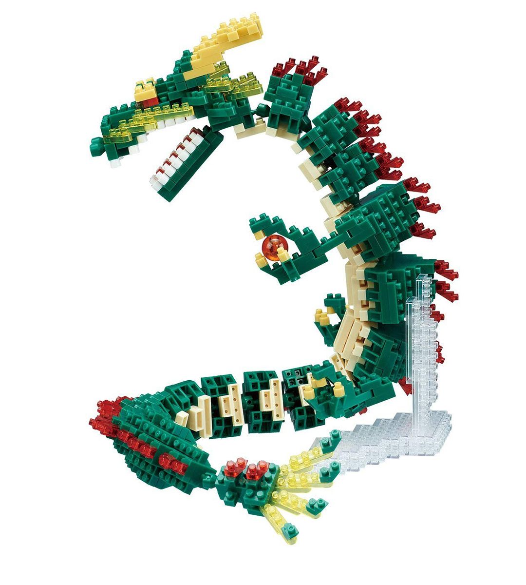 Nanoblock Dragon Building Kit - NBM 026 Hobby Series for Adults & Teens | Creative Model Toy for Home Decor, Office Display & Collectors