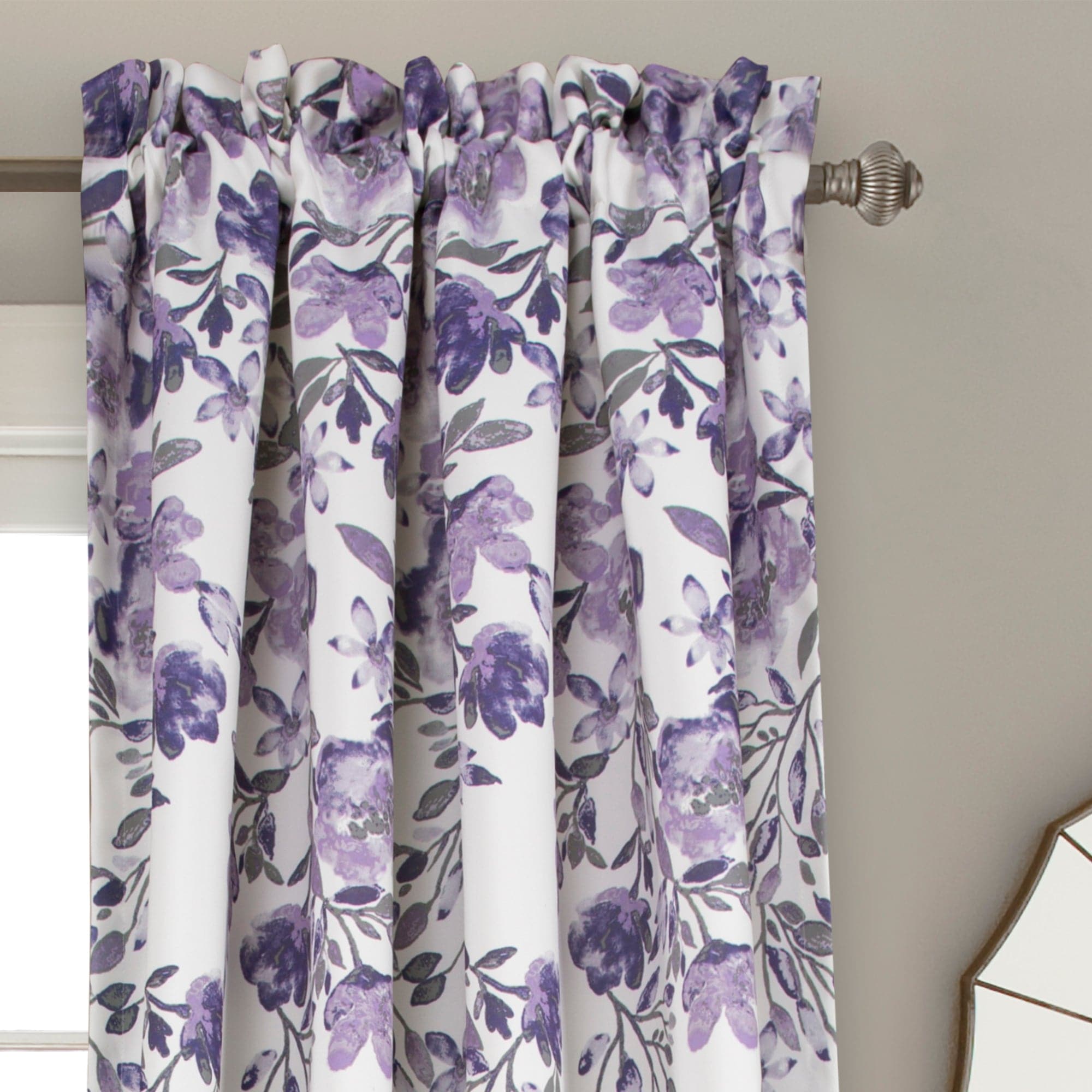 Tanisha Light Filtering Window Curtain Panel Set - Soft Sheer Drapes for Living Room & Bedroom - Blackout Privacy & UV Protection - 84 Inch Length (2 Panels)