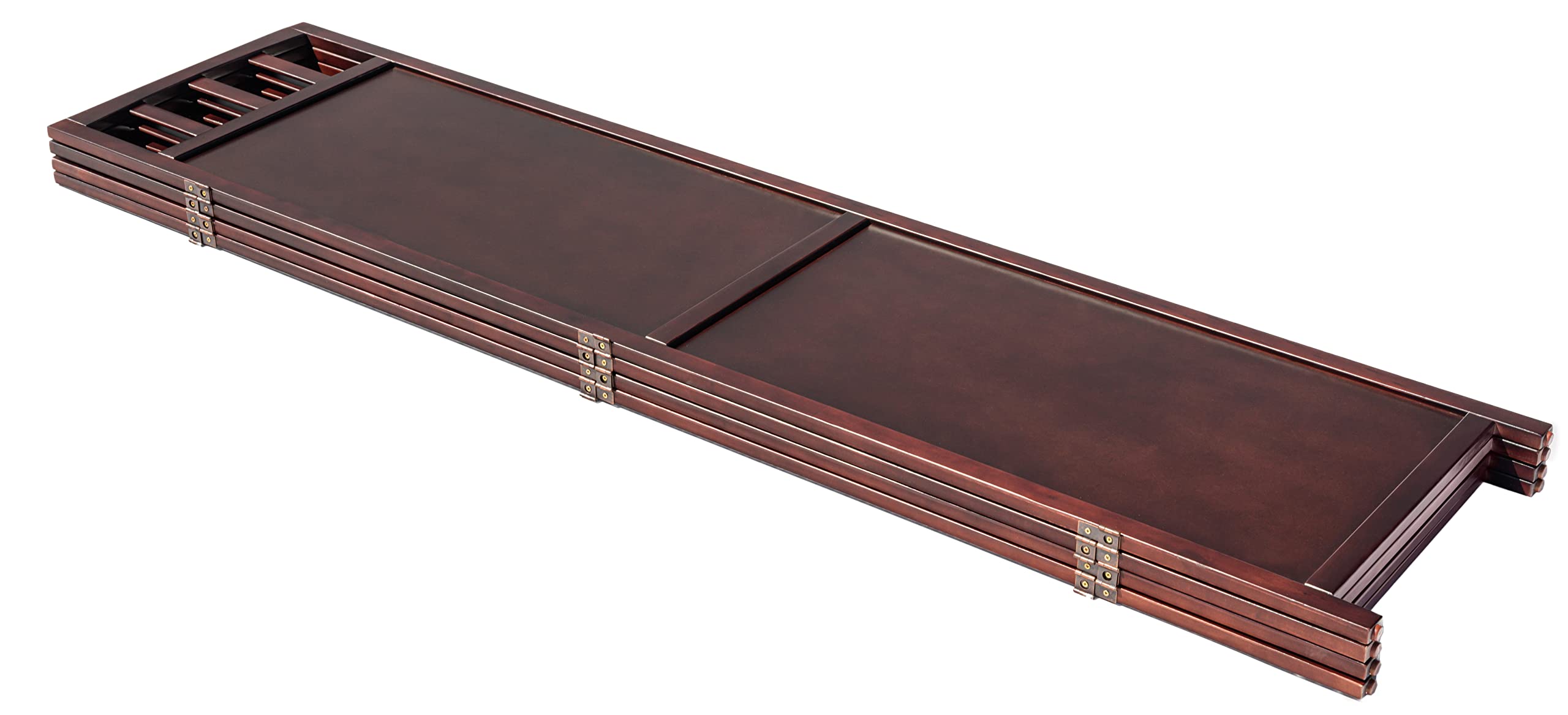 Legacy Decor 3-Panel Solid Wood Room Divider Privacy Screen - 5.8 ft Tall Espresso Finish for Home Office, Bedroom & Living Room Separation | Space Divider for Indoor Decor