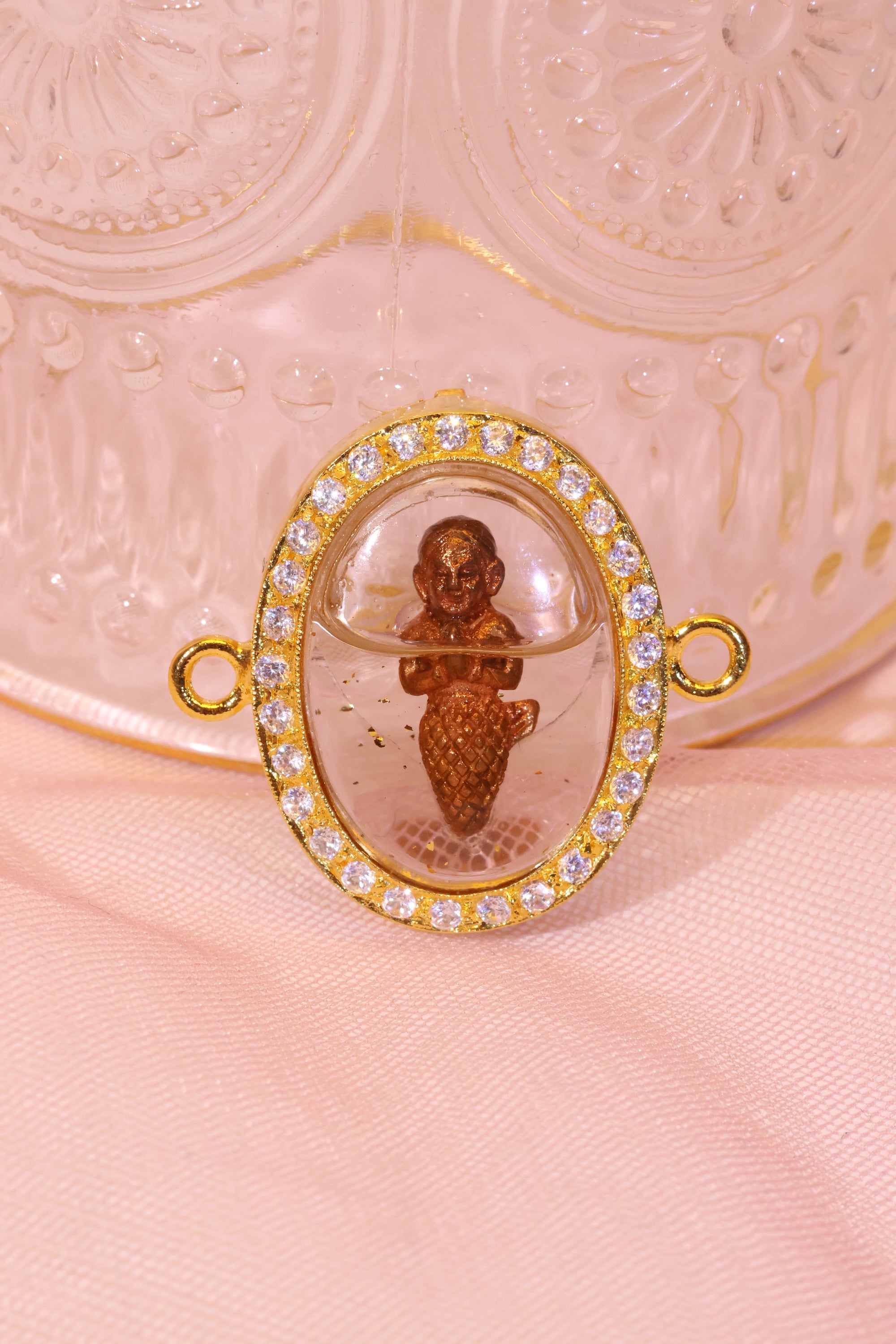 Charming Mermaid Amulet Necklace - Elegant Ocean Jewelry for Women - Perfect for Beach Parties, Mermaid Themed Events & Spiritual Healing