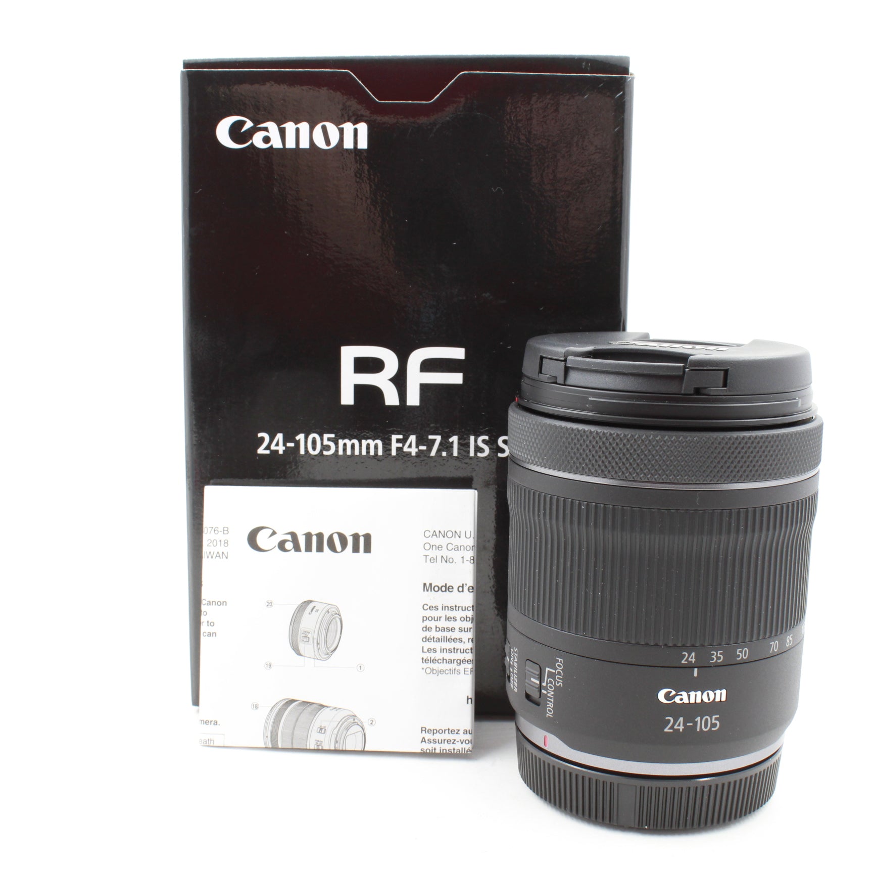 Open Box Excellent Condition Canon RF 24-105mm f/4-7.1 IS STM Lens for Photography, Videography & Travel - Like New with Full Functionality