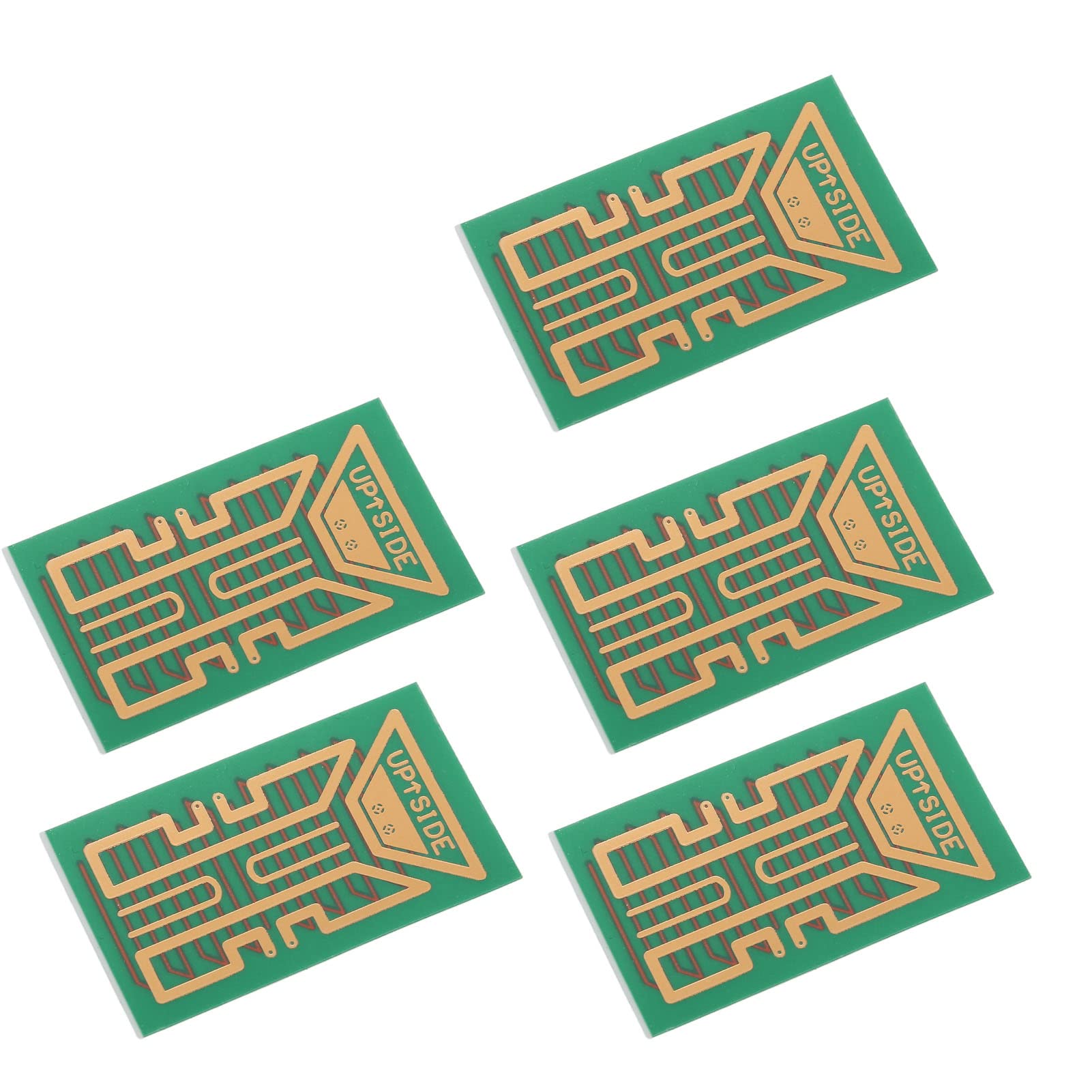 Rosvola Green Signal Enhancement Stickers - PCB Material, Compact Size for Elevator & Building Safety - Perfect for Emergency Exits & Public Spaces