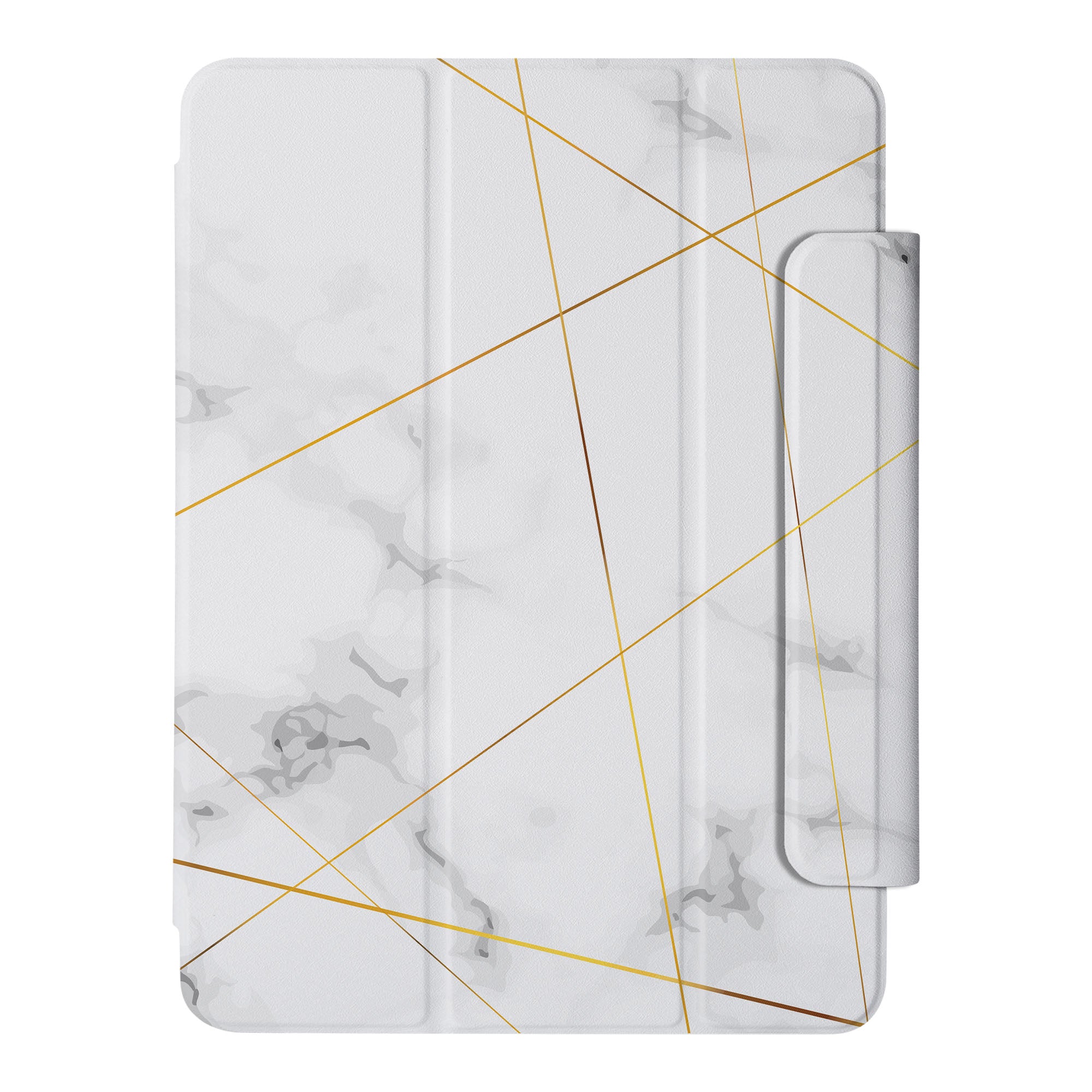 SlimFit Marble iPad Case for iPad 2020 - Ultra Thin Lightweight Protective Cover for Work, School & Travel