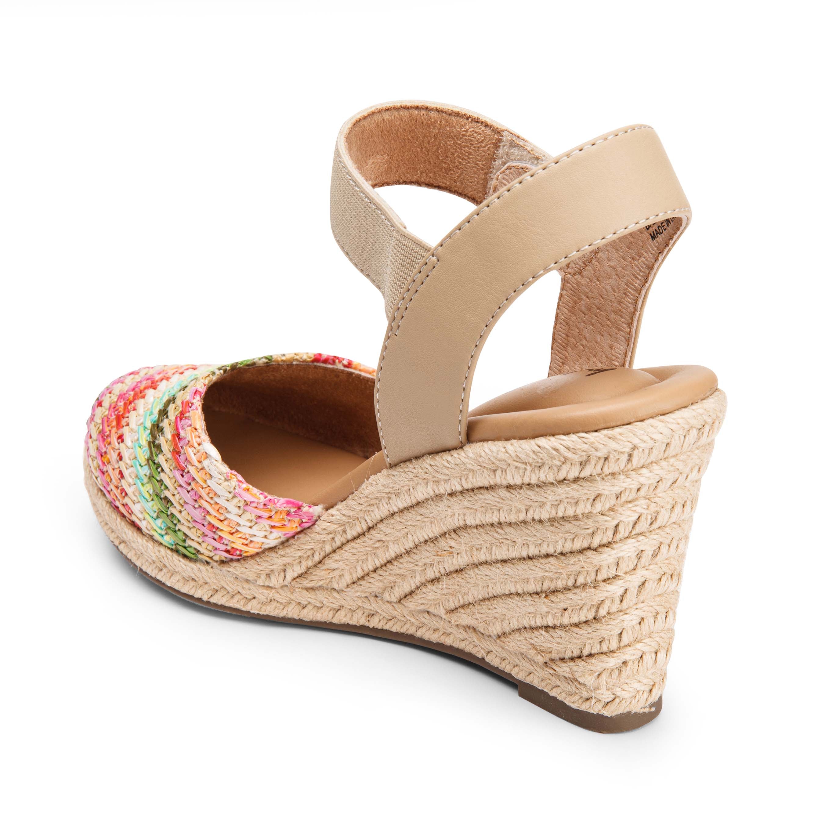 Women's Comfortable Bay Espadrille Wedge Sandals - Summer Casual Shoes for Beach, Vacation & Outdoor Walking
