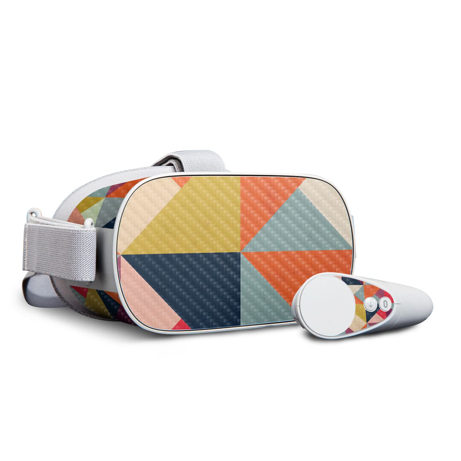 Premium Carbon Fiber Skin for Oculus Go - Vibrant Protective Cover with Durable Textured Finish | Easy to Apply & Remove | Made in USA | Perfect for Gaming, VR Entertainment & Device Protection