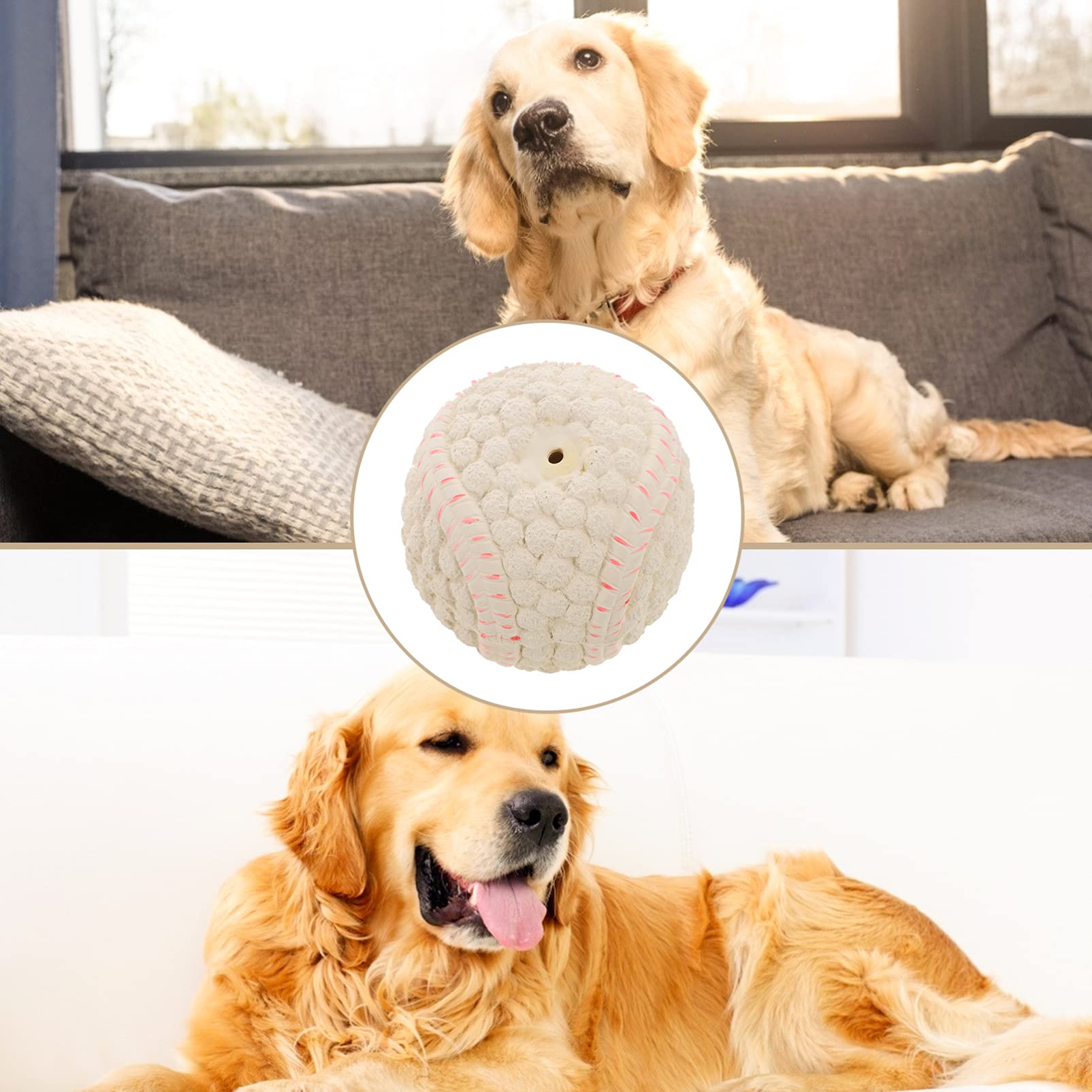 Balacoo Latex Squeaky Tennis Balls for Dogs - Durable Puppy Chew Toys for Fetch, Training & Outdoor Play - Fun Interactive Puzzle Molar Toys for Small & Large Dogs - Perfect for Backyard, Park & Beach Games