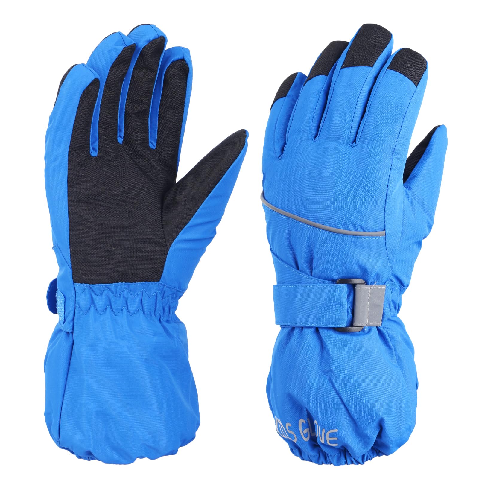 JEELAD Kids Winter Snow Gloves - Waterproof Ski Gloves for Boys & Girls, Warm Snowboard Gloves for Cold Weather - Perfect for Skiing, Snowboarding & Outdoor Winter Activities