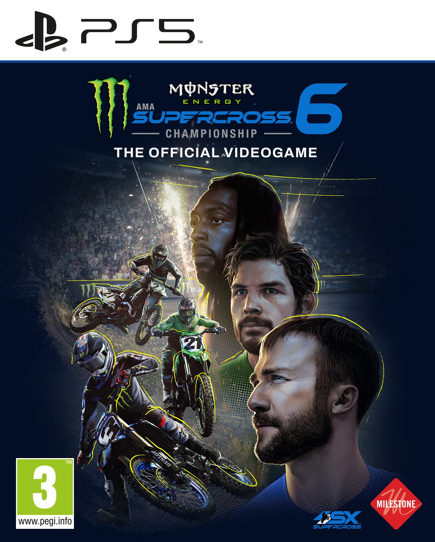 MILESTONE Monster Energy: Supercross 6 - The Official PS5 Racing Game | Motocross Simulation for Thrilling Off-Road Action | Perfect for Gaming Enthusiasts & Supercross Fans