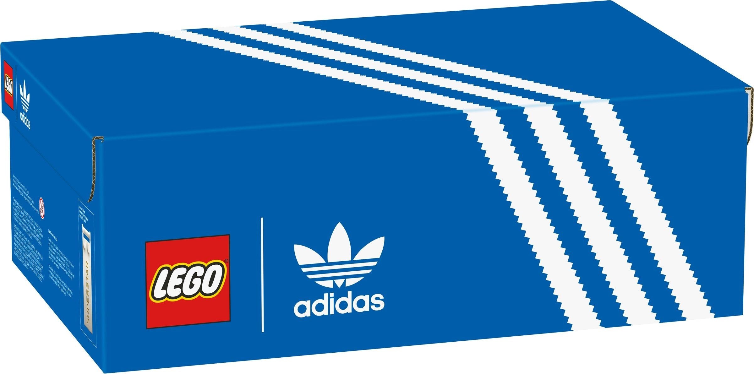 Original adidas Superstar LEGO Building Set 10282 - Collectible Sneaker Model for Adults - Perfect for Home Decor, Gift Ideas & LEGO Enthusiasts