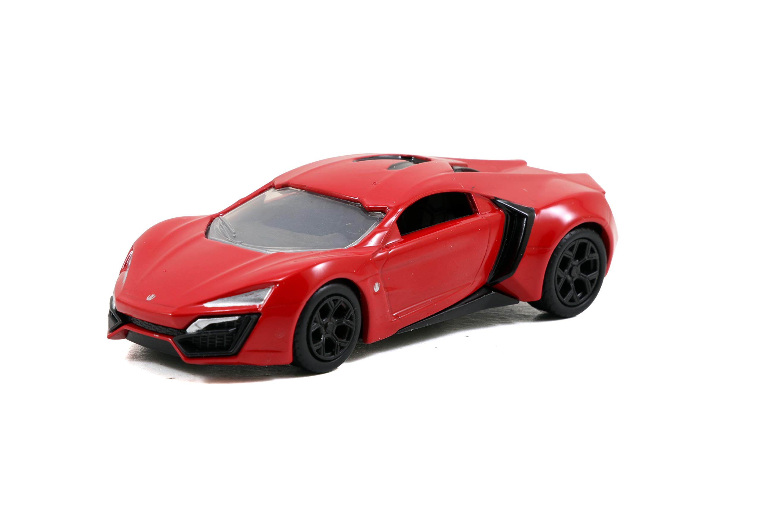 Jada Toys Fast & Furious 1:55 Lykan Hypersport Die-Cast Model Car Kit - Collectible Buildable Toy for Kids & Adults (Red) - Perfect for Movie Fans, Display & Play