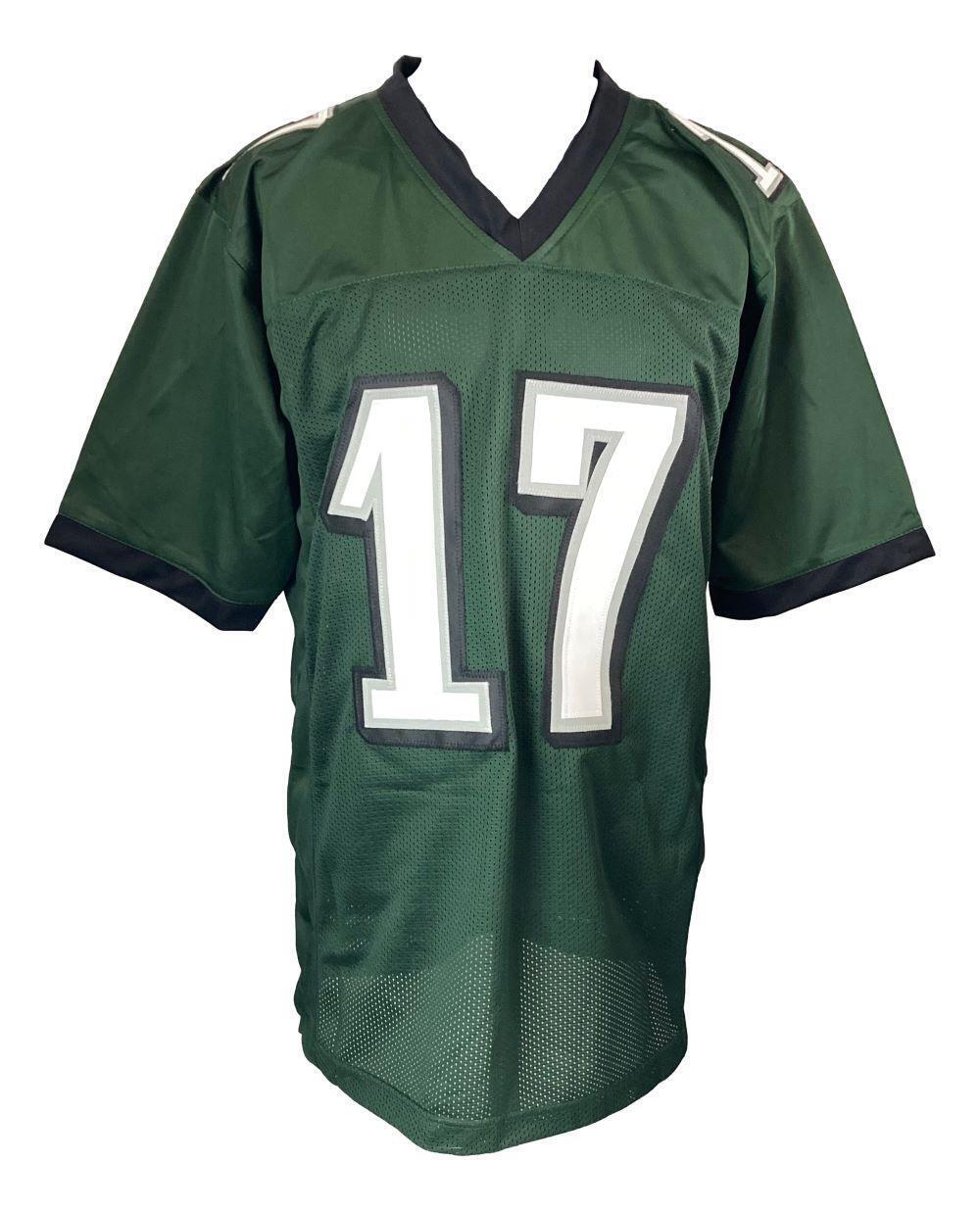 Authentic Nakobe Dean Philadelphia Eagles Signed Green Football Jersey with PSA/DNA Certification - Perfect for Eagles Fans, Sports Memorabilia Collectors, and Game Day Display
