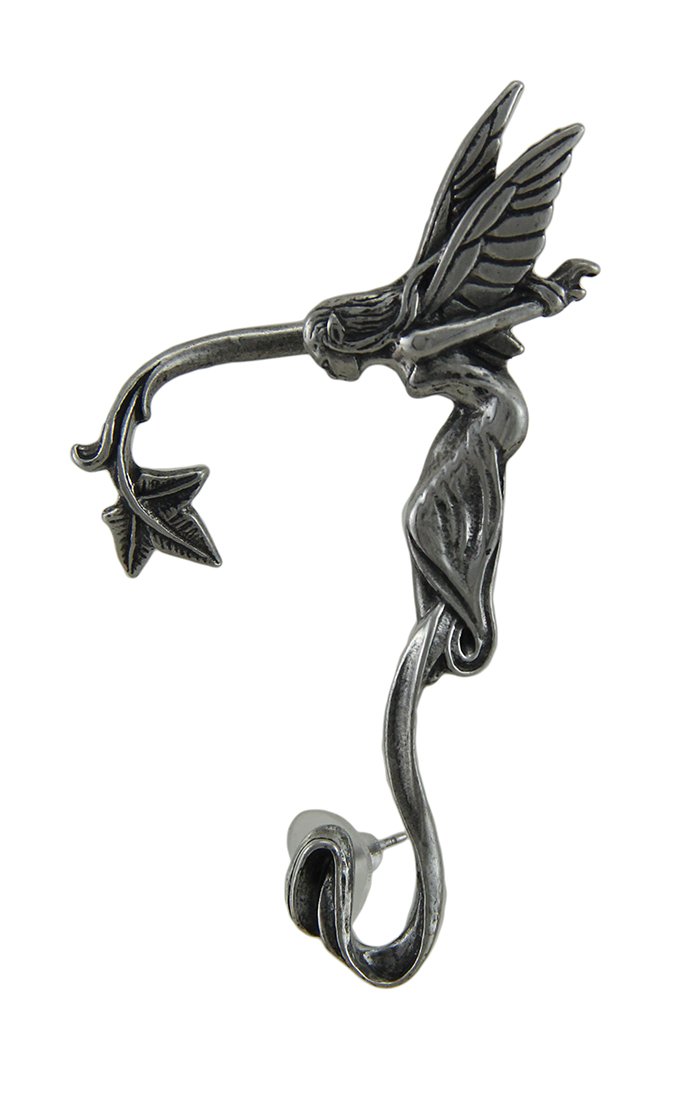 Alchemy Gothic Whispering Fairy Ear Wrap - Elegant Gothic Jewelry for Women | Perfect for Halloween, Cosplay, and Fantasy Events