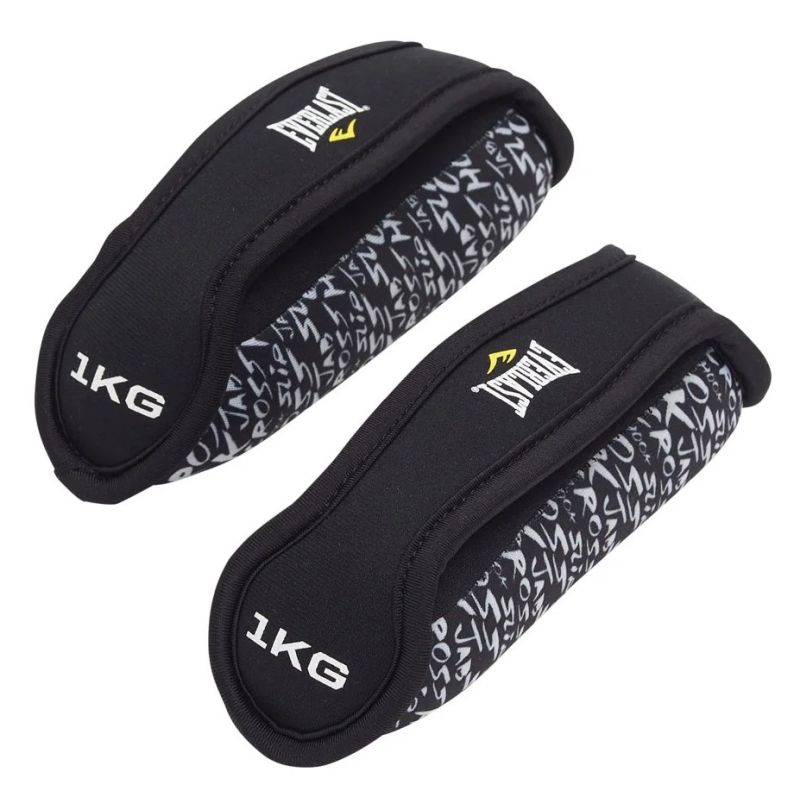 Everlast 2kg Adjustable Ankle & Wrist Weights for Walking, Running, Fitness Training - Lightweight & Comfortable for Home Workouts & Outdoor Exercises