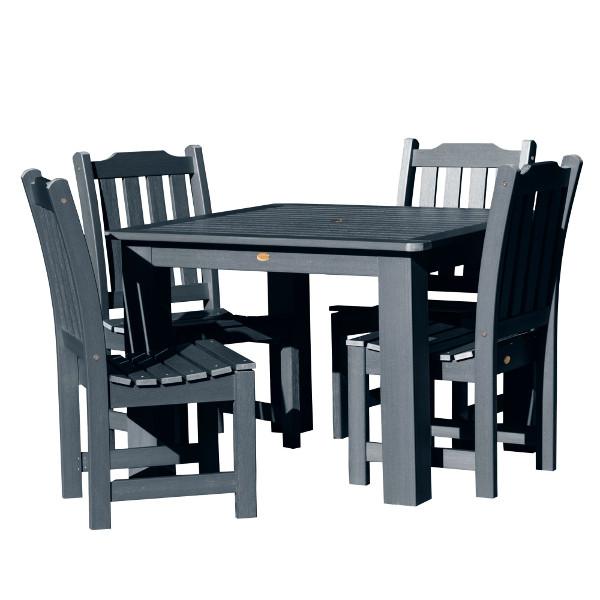 Lehigh 5-Piece Square Patio Dining Set - Outdoor Furniture for Garden, Backyard, and Poolside Relaxation