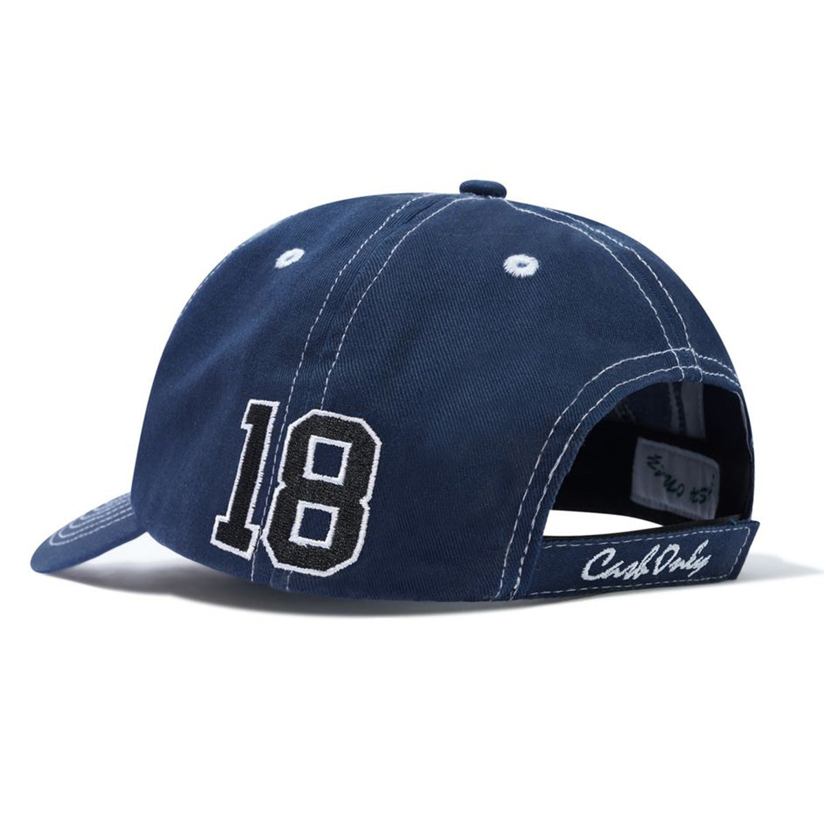 Cash Only Halftime 6-Panel Snapback Cap in Navy Blue - Perfect for Streetwear, Hip Hop Fashion & Sports Fans
