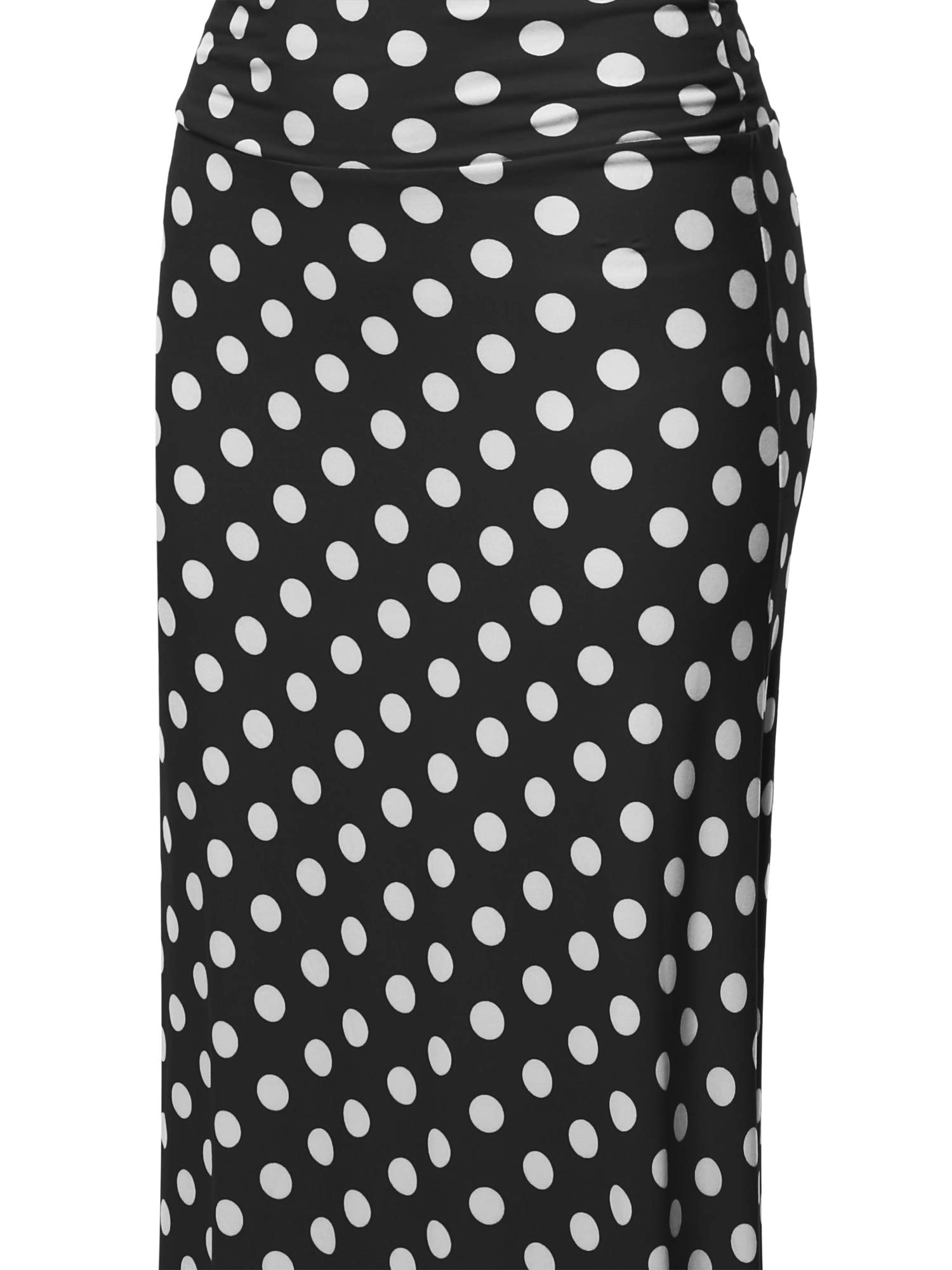 Stylish Women's Fold Over Flare Maxi Skirt - Boho Long Flowy Skirt for Summer, Beach, Vacation & Casual Outfits