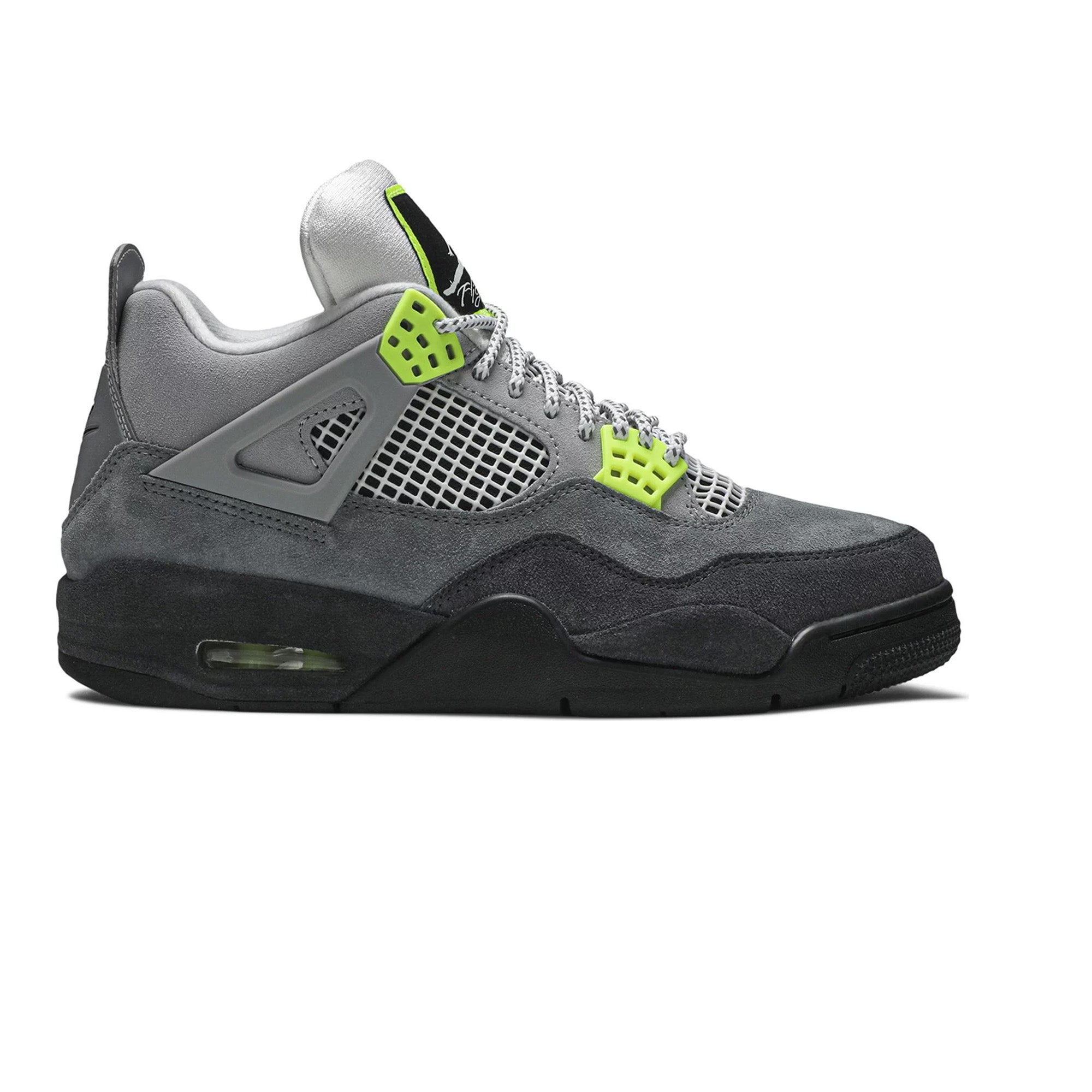 Air Jordan 4 Retro SE 'Neon 95' Basketball Shoes (2020 Release) - Men's High-Top Sneakers for Streetwear & Basketball Performance