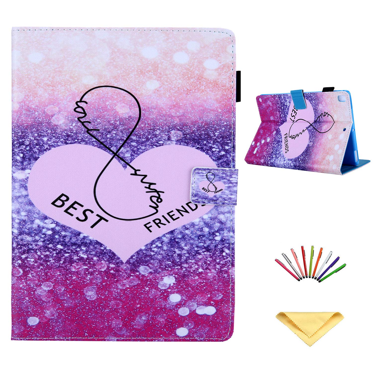Premium PU Leather Smart Folio Case for iPad 10.2