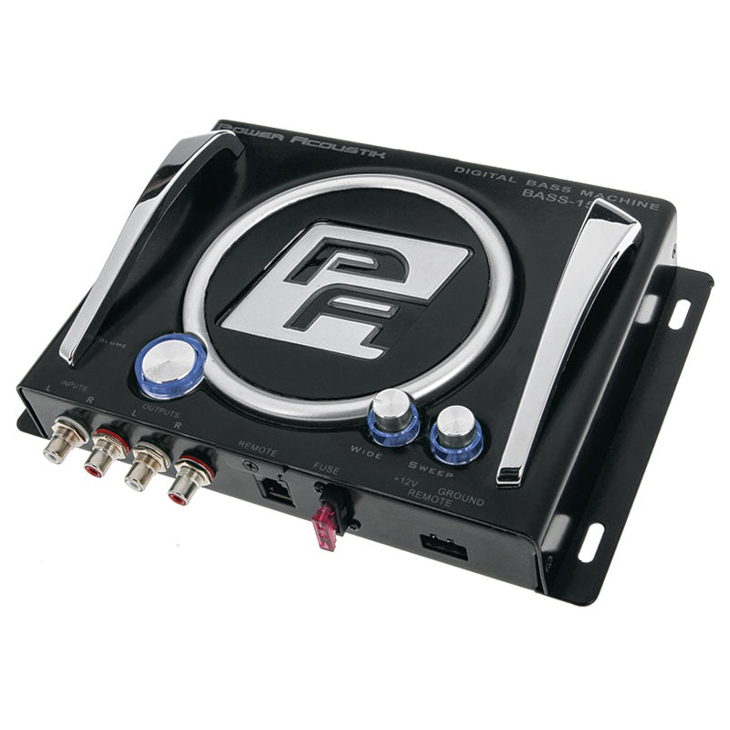 Power Acoustik BASS-15C Digital Bass Reconstruction Processor - Car Audio Subwoofer Enhancer for Deep Bass & Clear Sound - Perfect for Car Audio Systems & Home Theater Setups