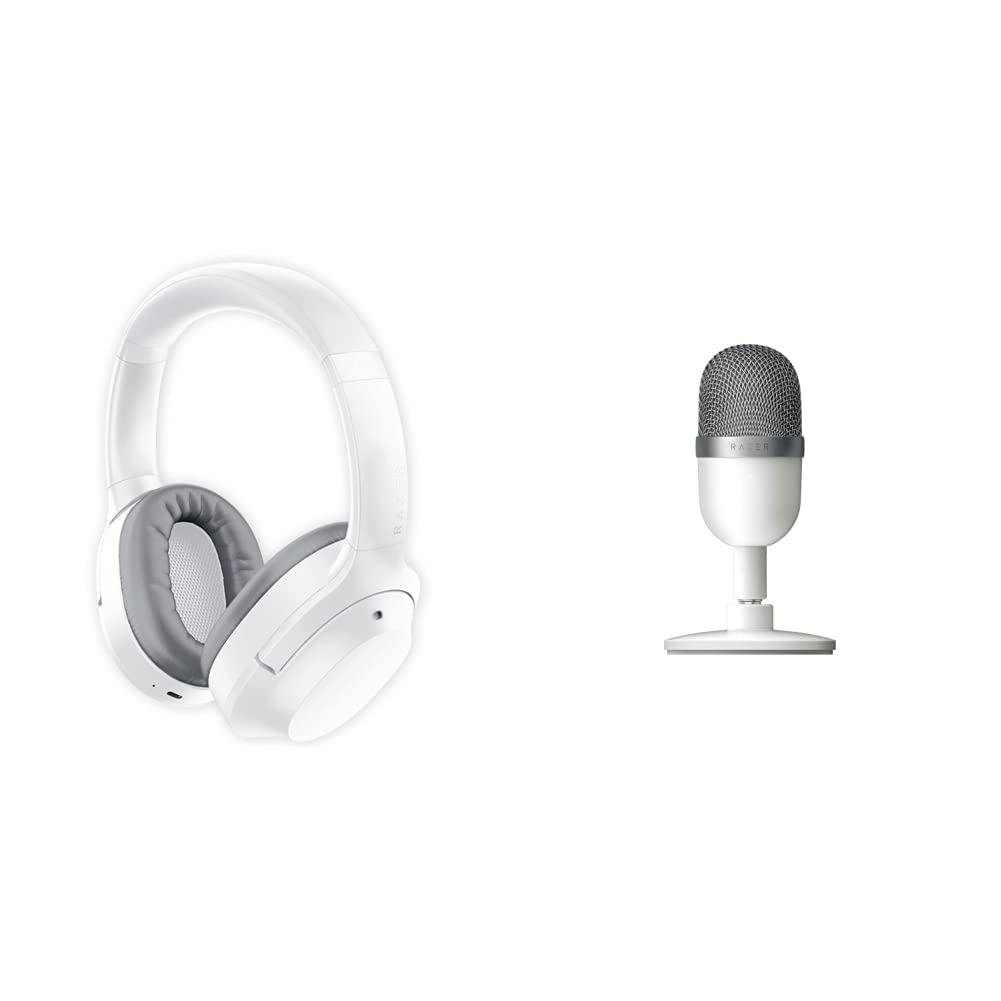 Razer Opus X Wireless Bluetooth Headphones with Active Noise Cancellation, 60ms Low Latency, 40mm Drivers - Perfect for Gaming, Streaming & Travel (Mercury White)